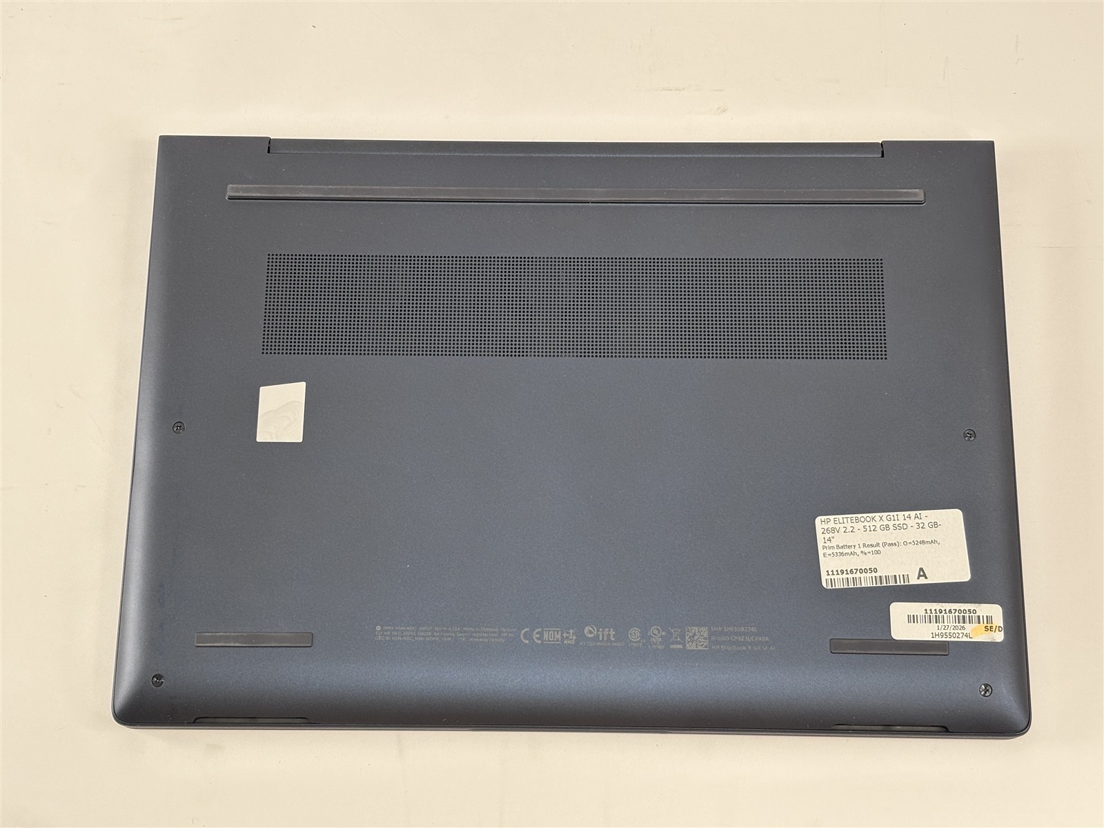 HP EliteBook X G1i 14″ Core Ultra 7 268V 2.2GHz 32GB 512GB SSD Intel Arc