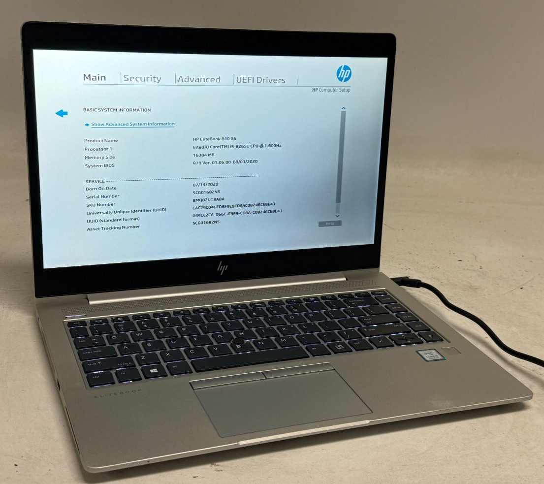 HP EliteBook 840 G6 Touch 14″ (i5-8265u – 16GB RAM – 256GB SSD – Win11Home)