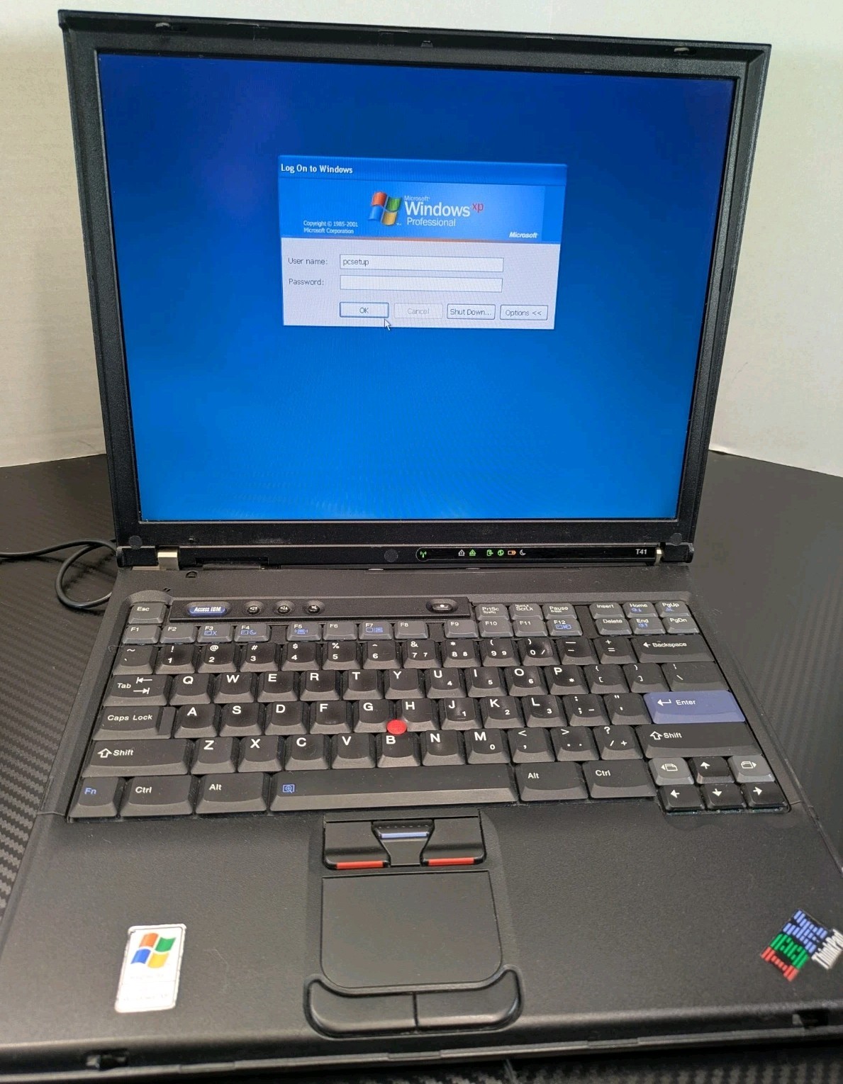(2) IBM ThinkPad T41 Vintage Laptops XP 768 MB RAM 40GB IBM Era Excellent, READ