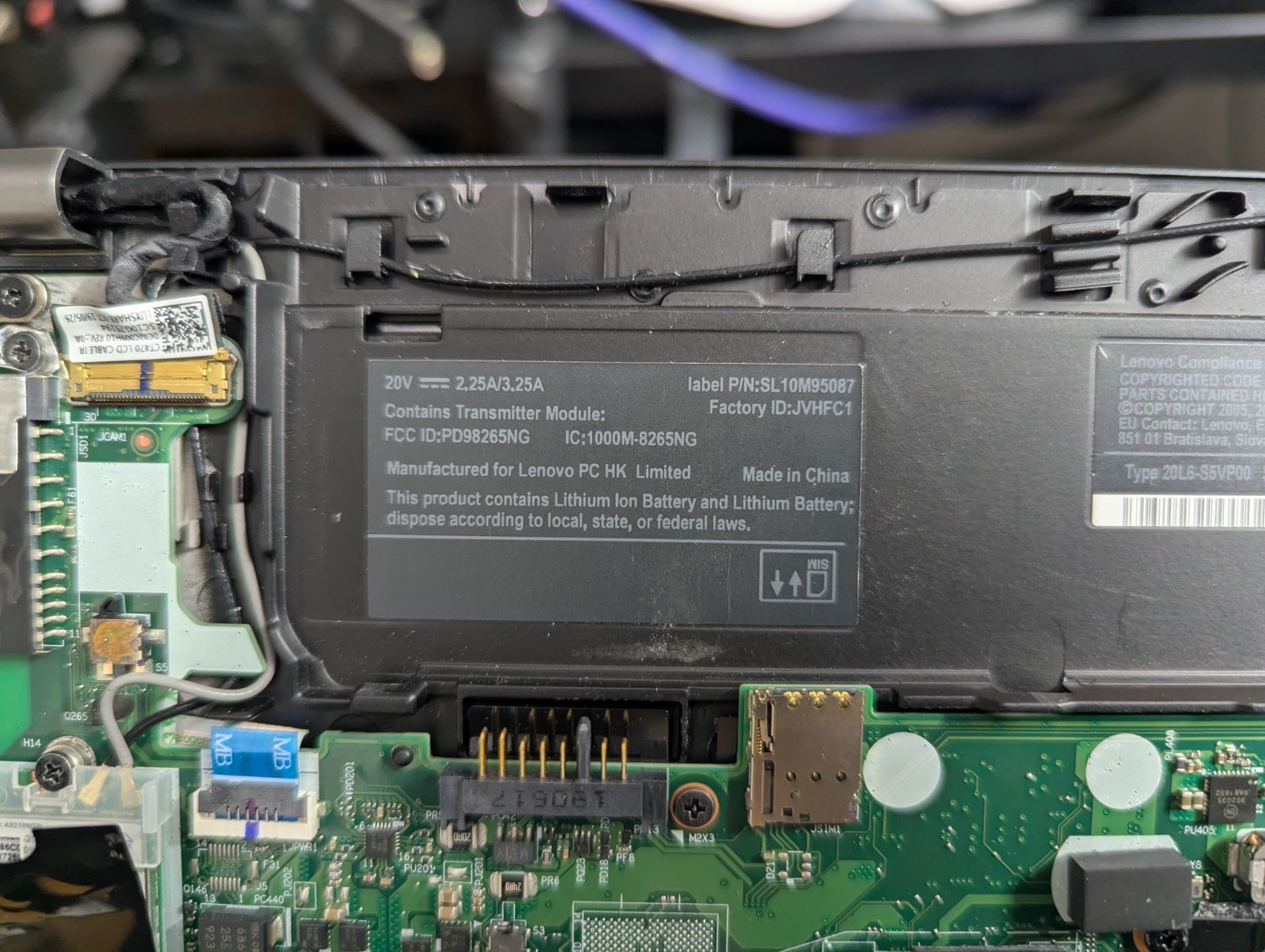 Lenovo thinkpad T480 i5-8350U 8 GB RAM, M.2 Carrier, 256GB M.2 SSD