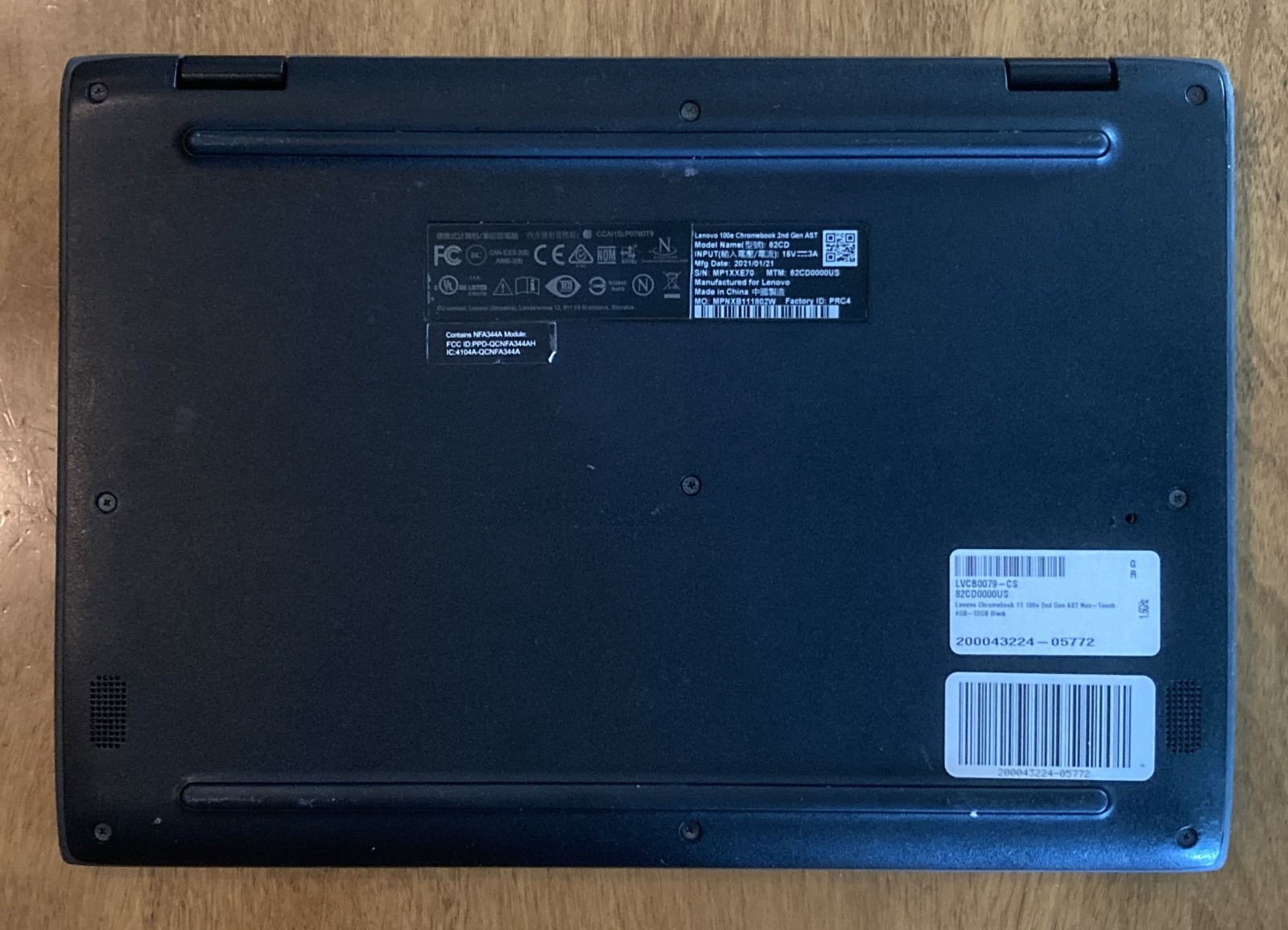 Lenovo 100e 2nd Gen AST (32GB eMMC, AMD A4-9120C, 1.6GHz, 4GB RAM) – Chromebook