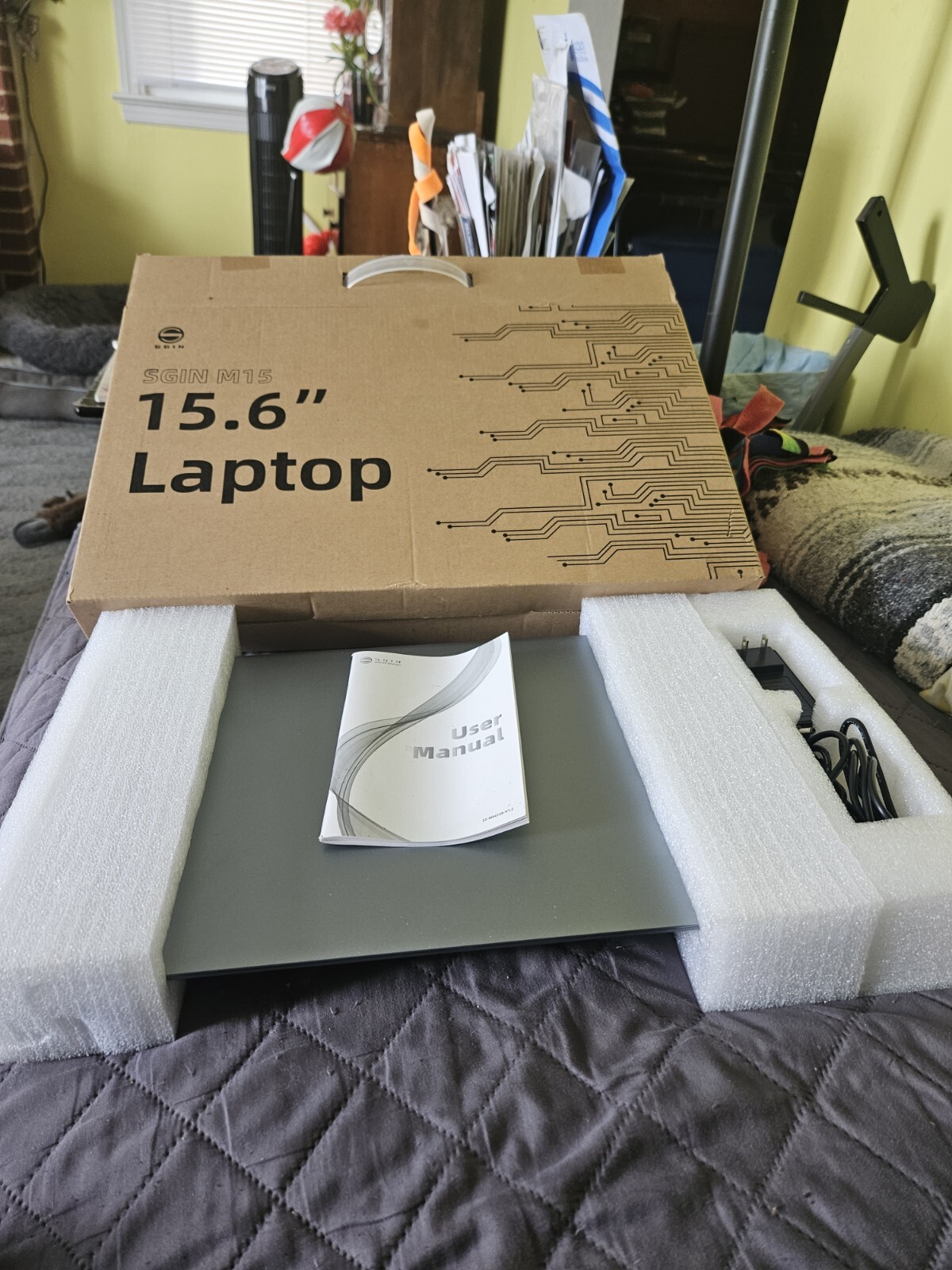 SGIN M15 Laptop 15.6 Inch, 4GB DDR4 128GB SSD Windows 11 *See Pictures*
