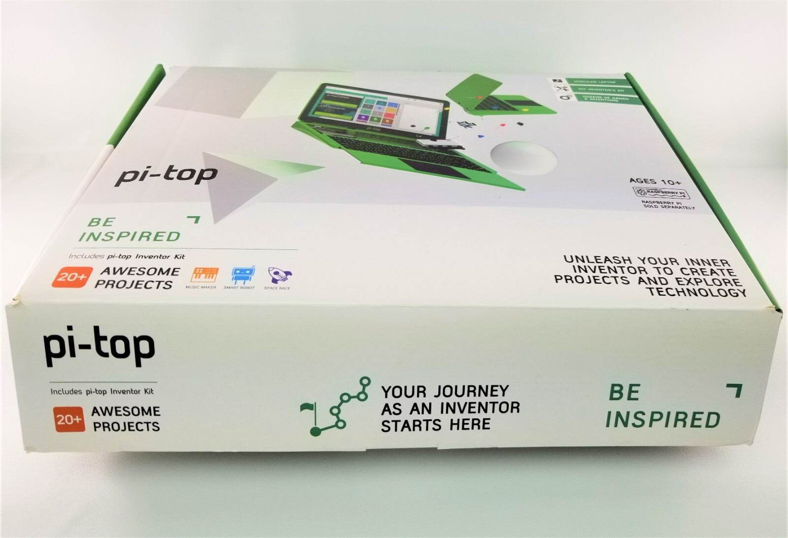 Pi-top Modular Laptop & Inventor Kit Raspberry Pi 3B+ Accessories Orig Box EUC