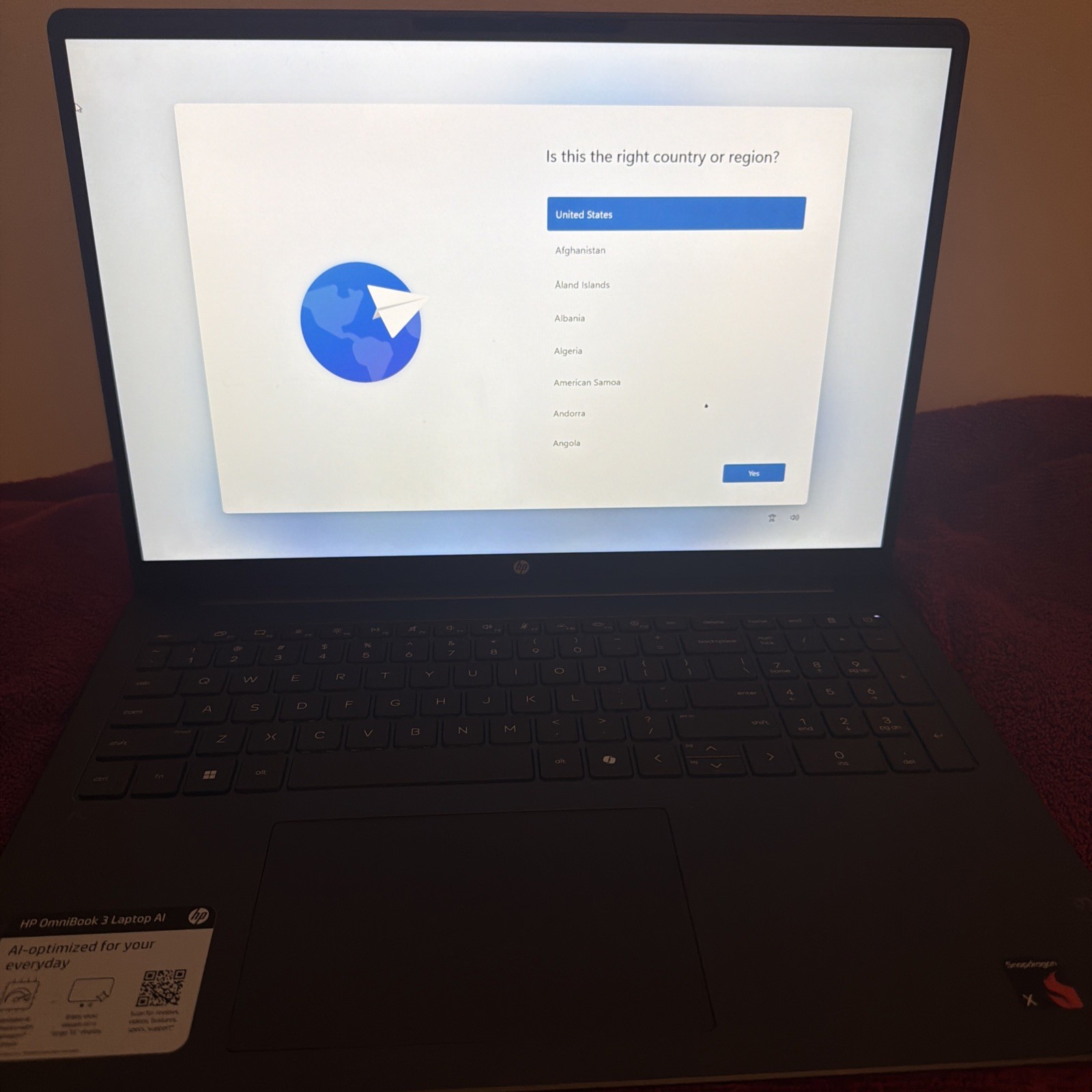 Hp Omni 3 Laptop 16-bz0019wm