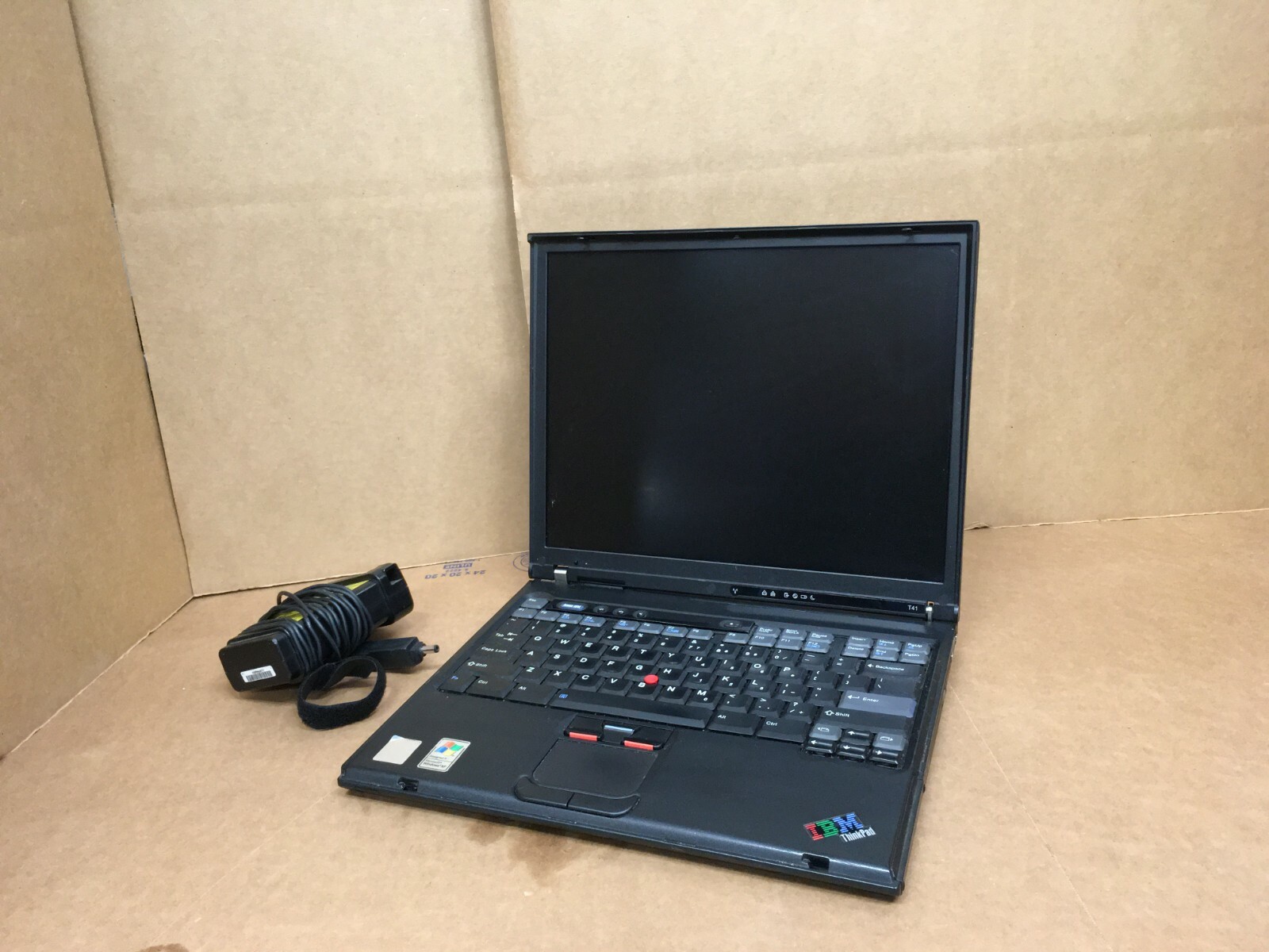 IBM THINKPAD T41 Vintage Laptop 1.60GHz 512MB RAM 80GB HDD WINDOWS XP SP3 ATI 75
