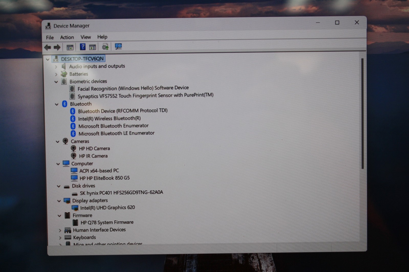15.6″HP EliteBook 850 G5 Laptop i7-8650U 1.90GHz RAM 8GB NVMe 256GB/Port DMG
