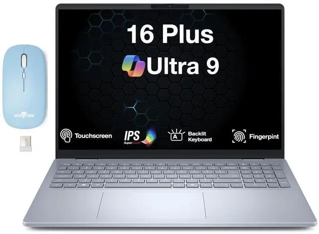 Dell 16 Plus AI 16.0 in Touch IPS WUXGA Display Intel Ultra 9-288V 32GB 1TB SSD