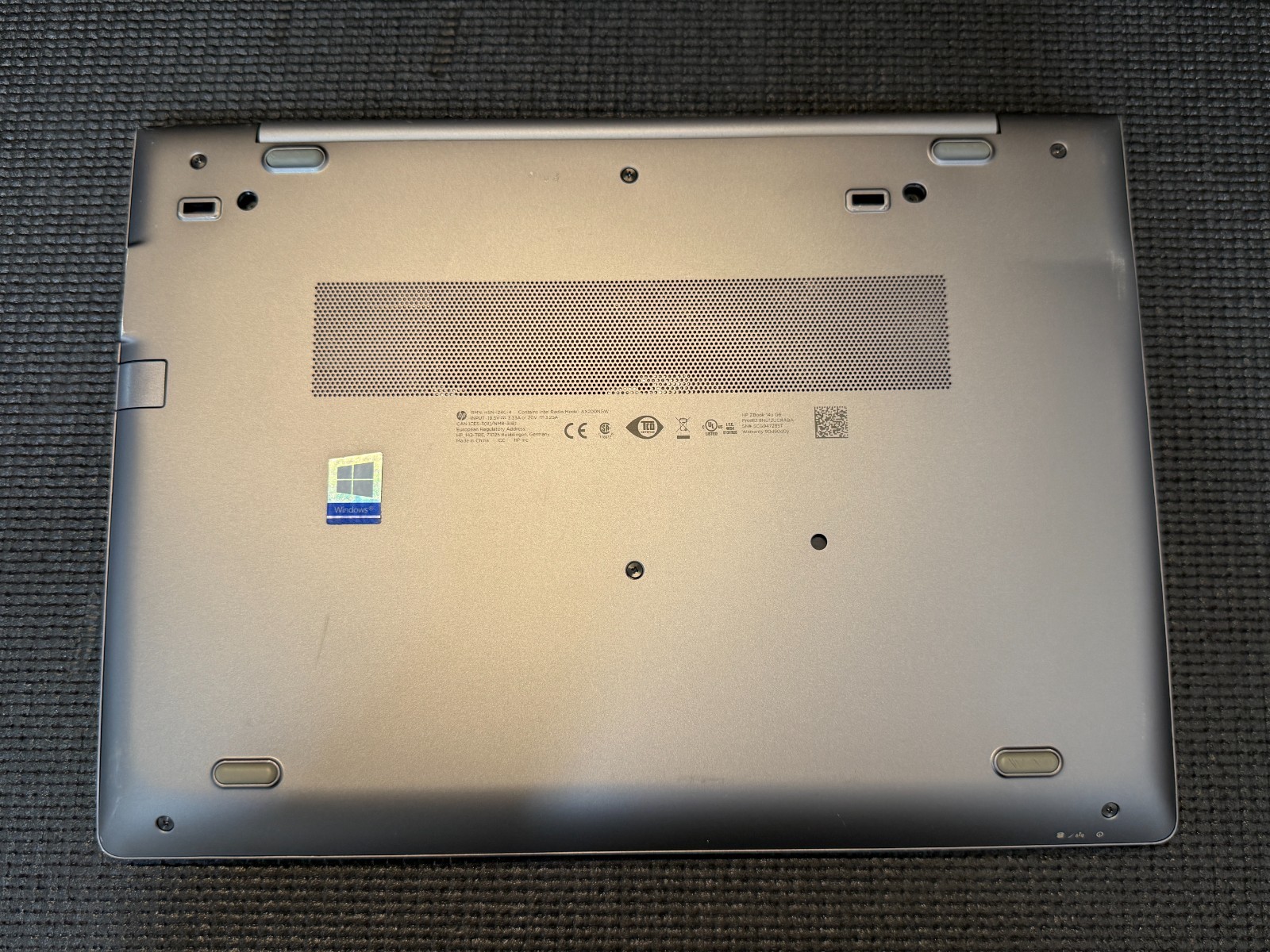 HP ZBOOK 14U G6 14″ Intel Core I7-8665U 1.90GHz 16GB RAM 512GB M.2 Laptop