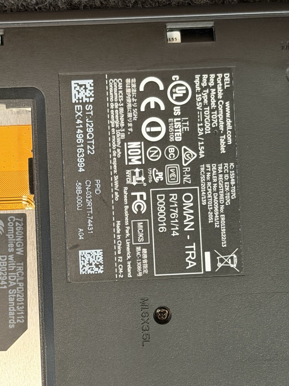 Lot Of 15 Dell Venue 11 Pro i5-4300Y i3-4020Y i3-4030Y Latitude 10 ST2e