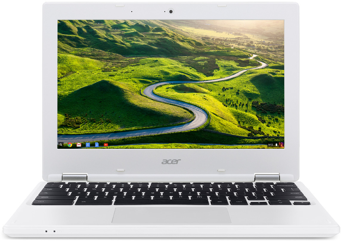 Lot of 2 Acer Chromebook CB3 11.6″/Intel N2840/2GB/16GB eMMC/White *Bad Battery*