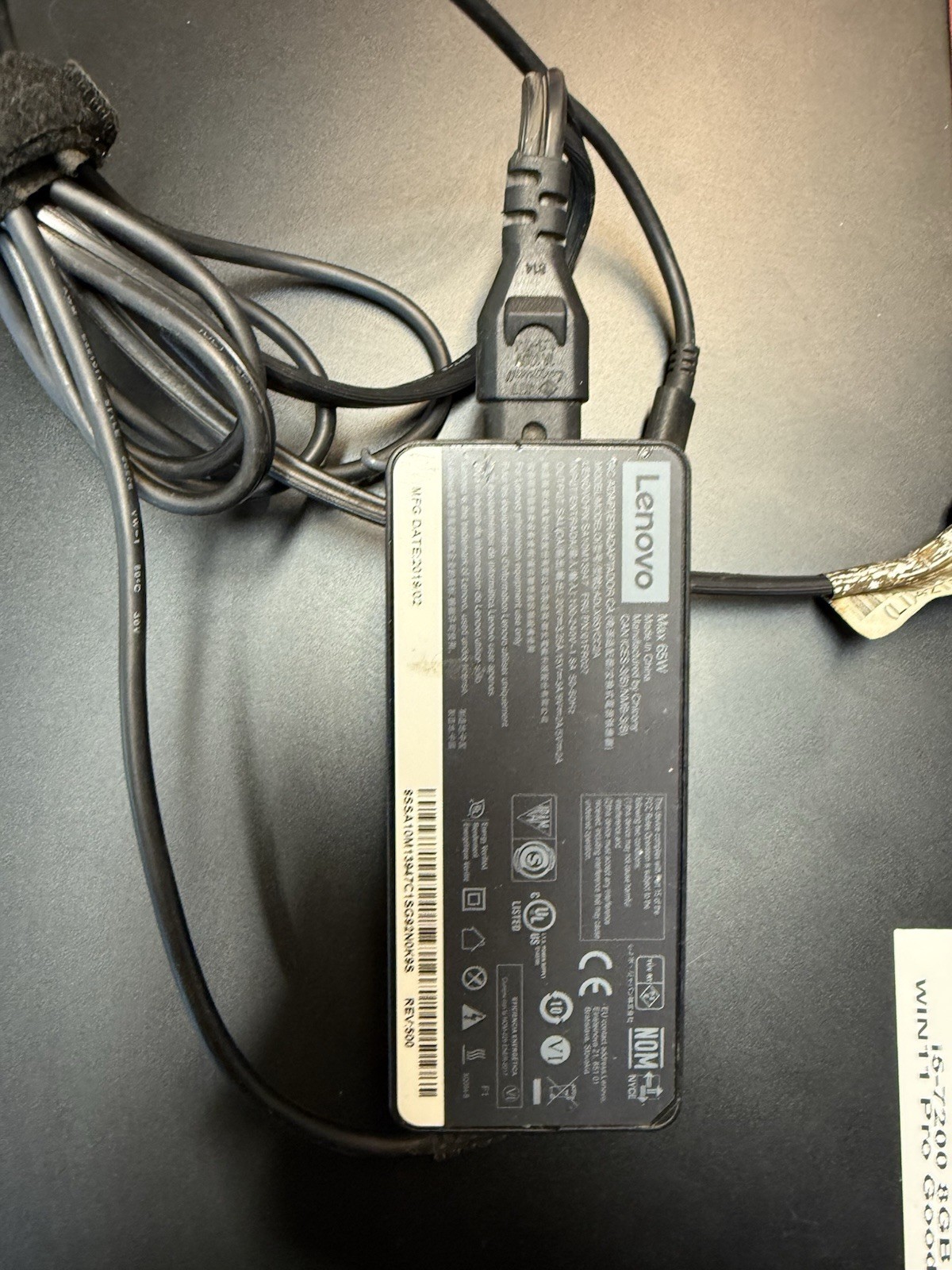 lenovo e580 Laptop 7200, 8GB Memory,500GB HD Windows 11 Pro