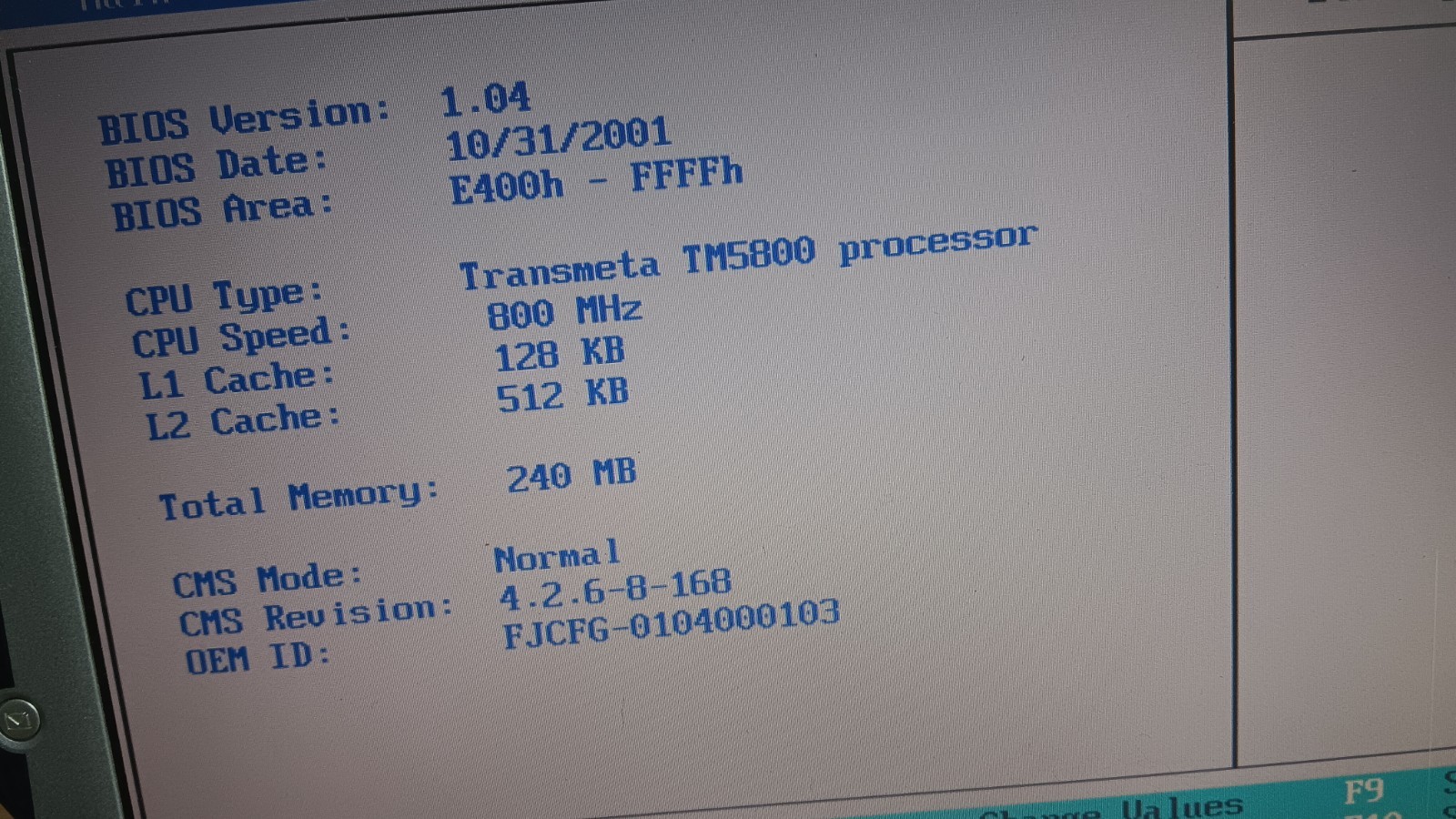 Vintage Fujitsu LifeBook P Series Model P-2040 ultra-portable subnotebook Laptop