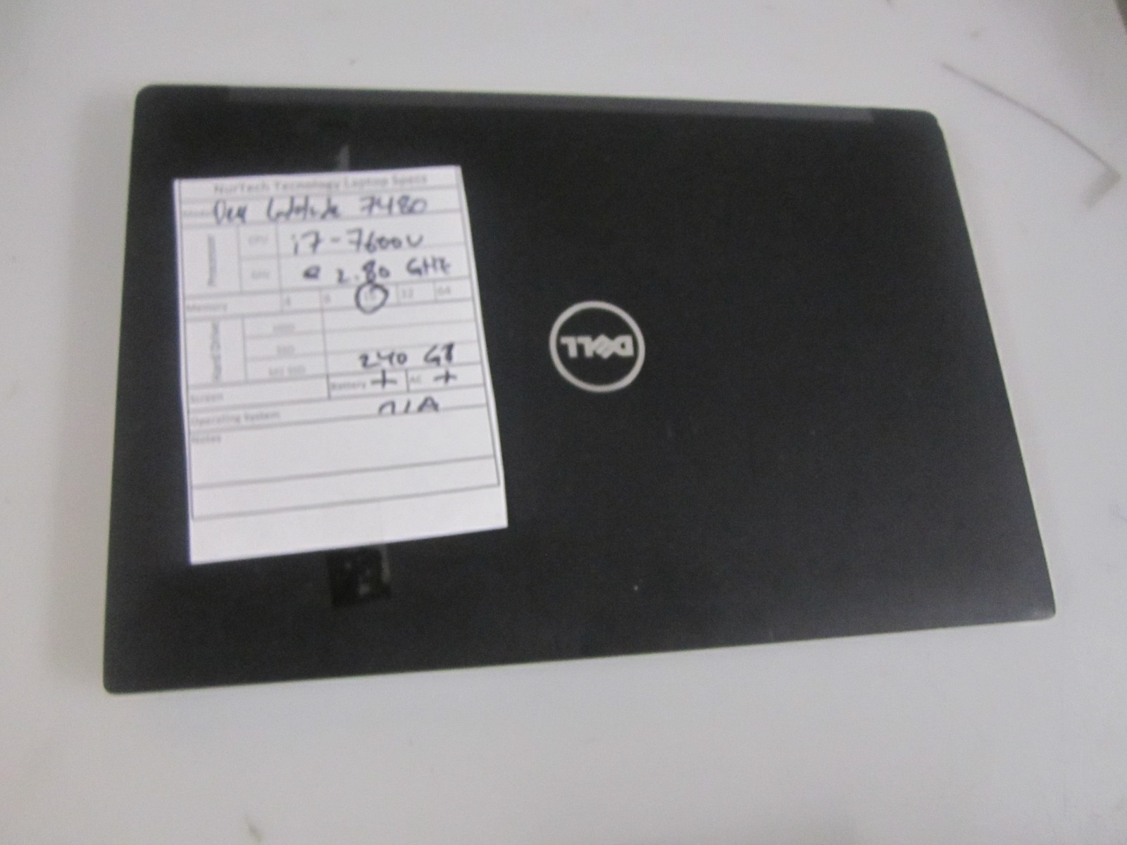 Dell Latitude 7480 i7-7600U 2.80GHz 16GB 240GB M2SSD Laptop NOOS + AC