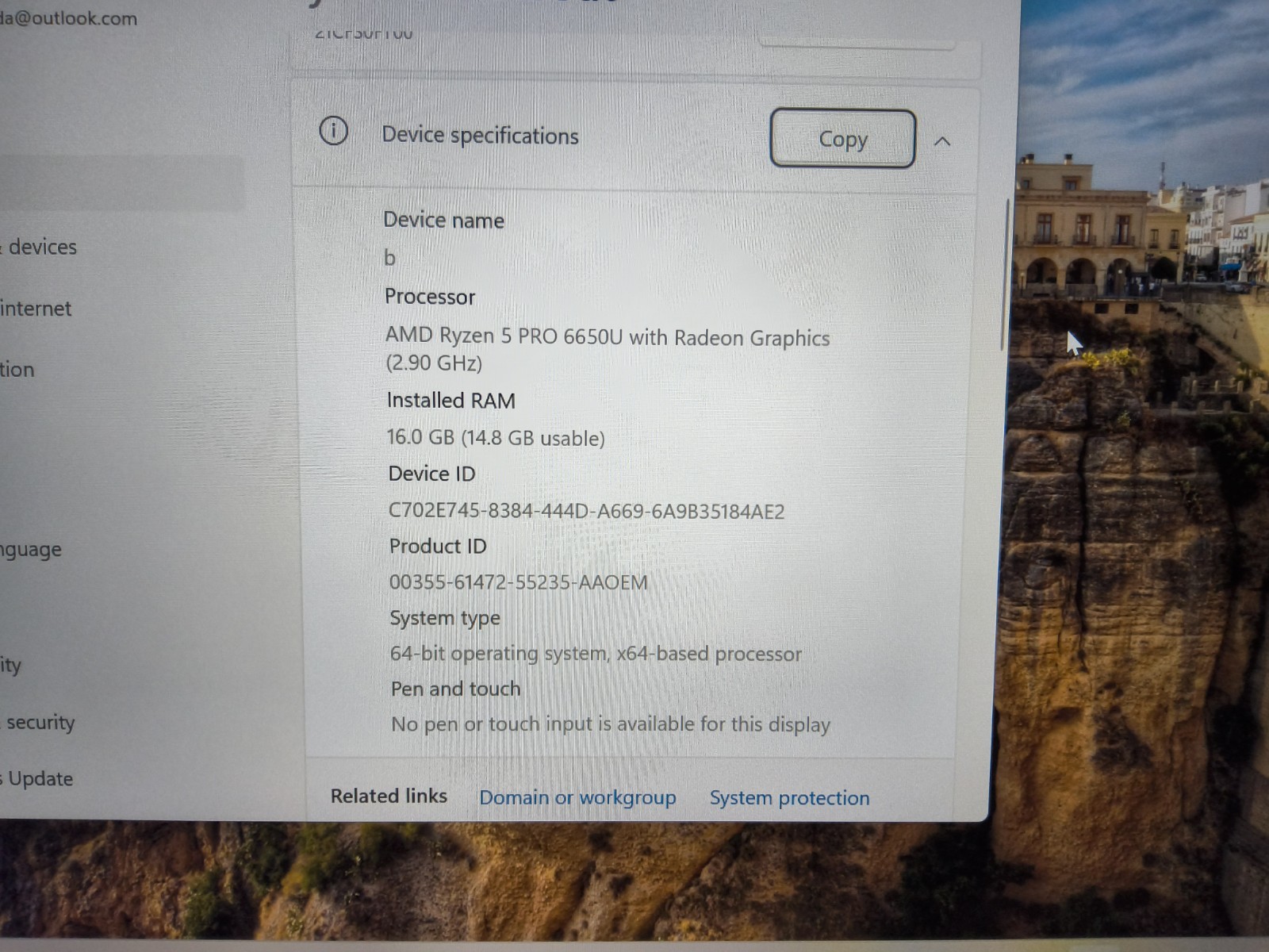 Lenovo ThinkPad T14 Gen 3 14″ 512 GB SSD 16 GB RAM Ryzen 5 Pro 6650U (+ mouse)