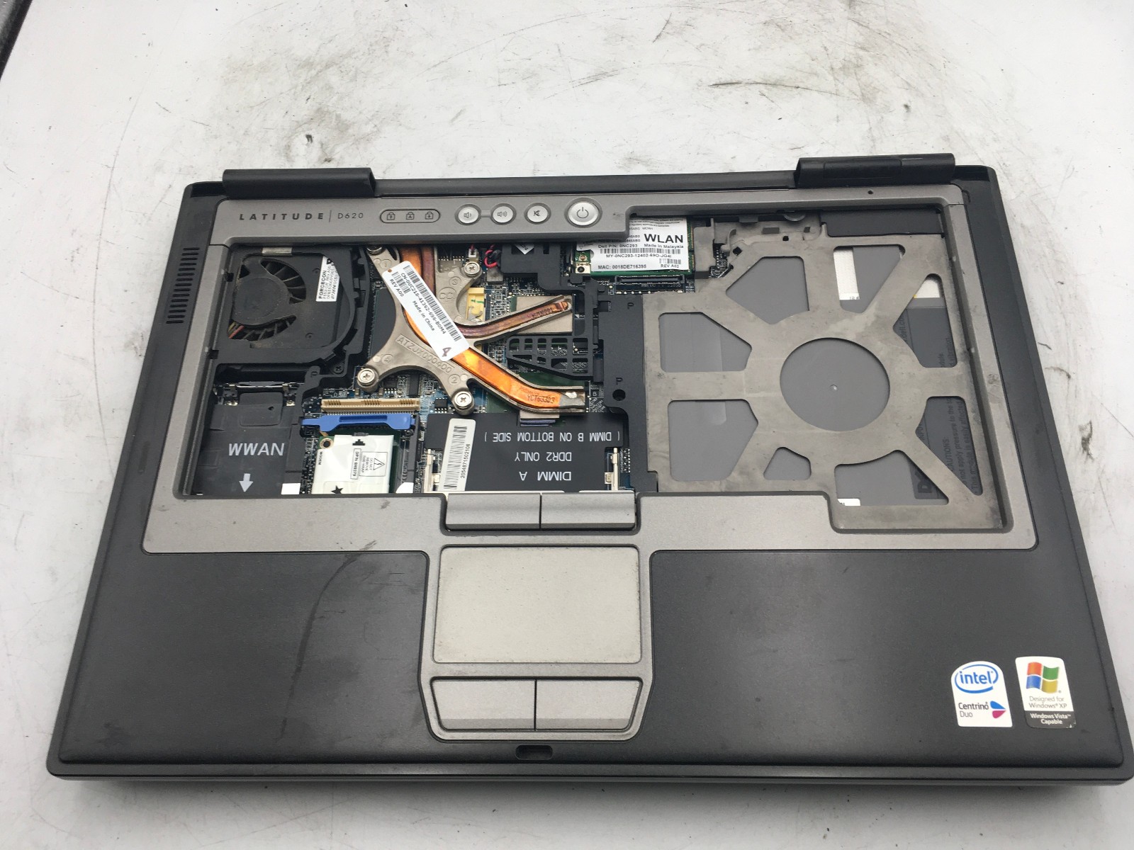 DELL LATITUDE D620 – FOR PARTS/REPAIR – CORE ONLY – INTEL CORE 2 DUO – NO RAM-BB