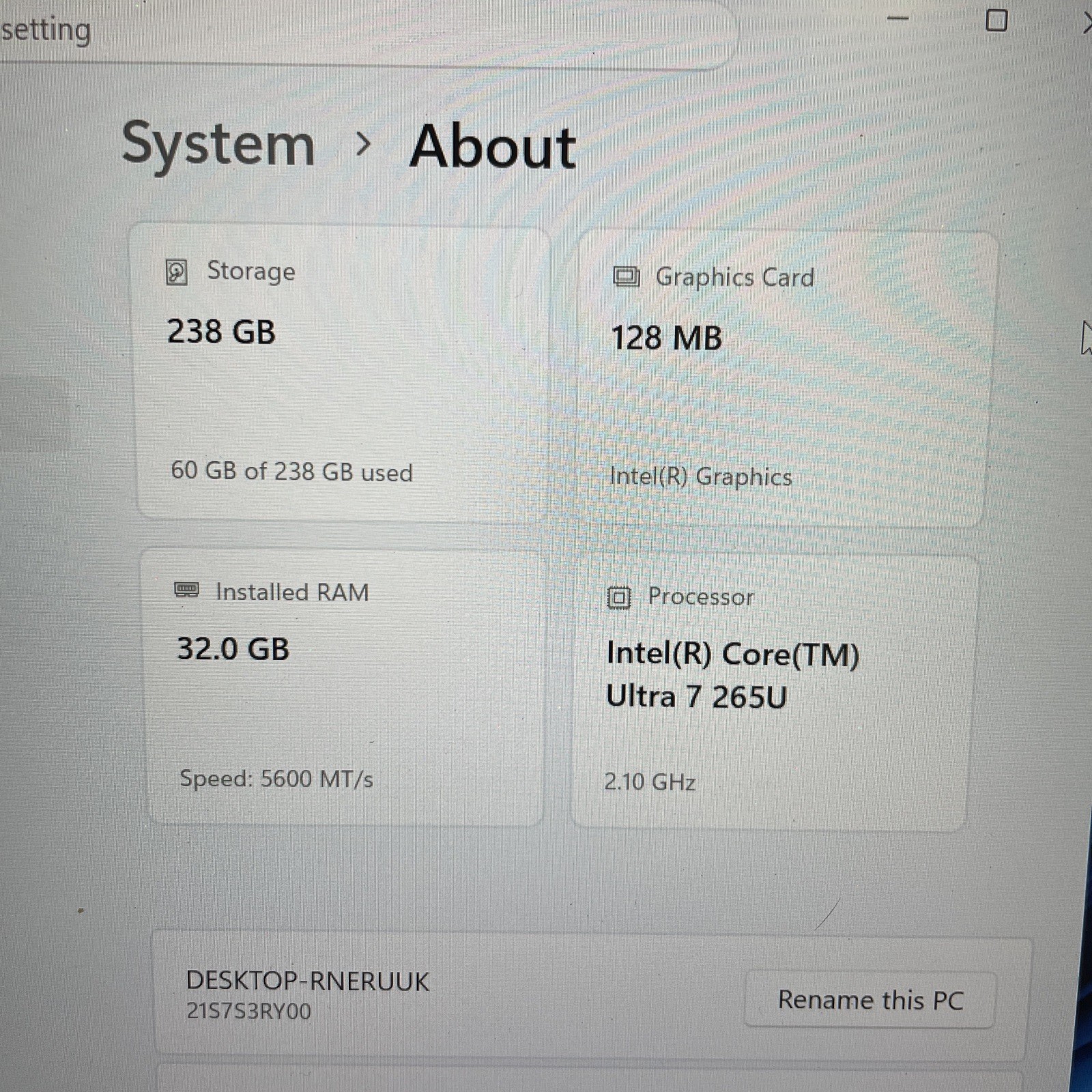 Lenovo ThinkPad L14 GEN 6 14″ Core Ultra 7 265U 32GB RAM 256GB SSD Laptop READ!