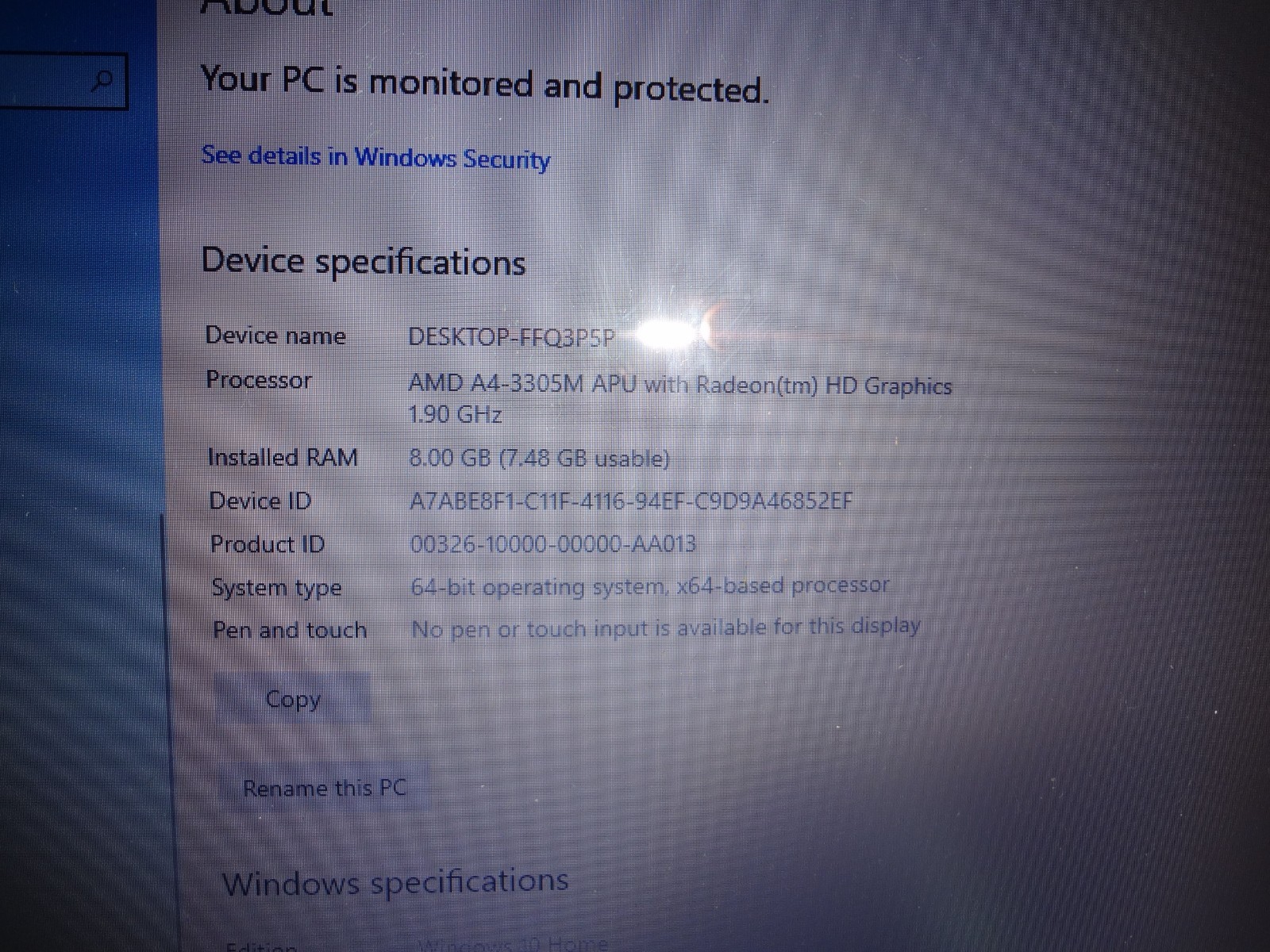DELL INSPIRON M5110 LAPTOP COMPUTER WIN 10 AMD A4-3305M 8GB DDR3 RAM RADEON DVD