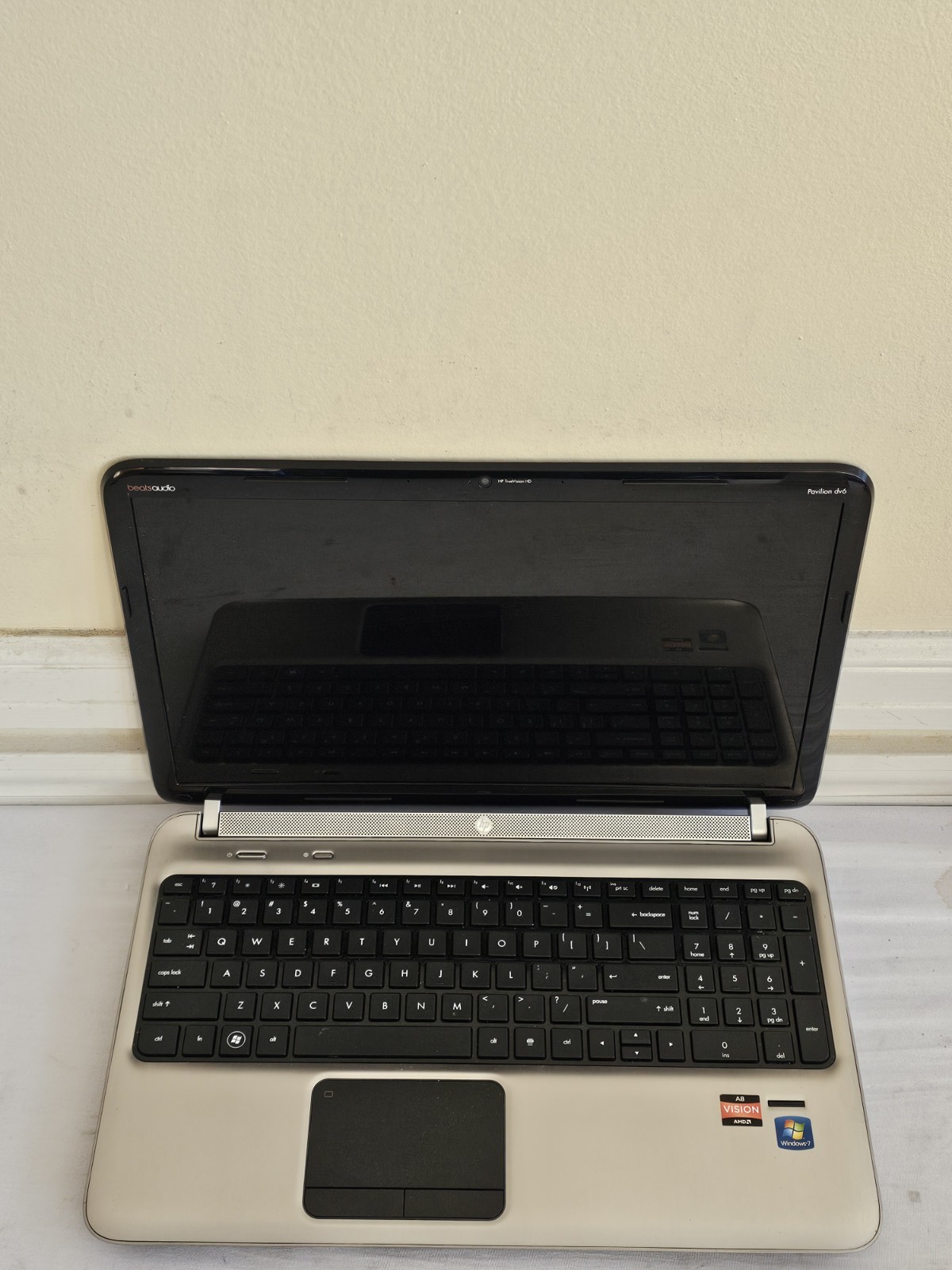 HP Pavilion dv6-6117dx Laptop – AMD A8-3500 – 4GB RAM – NO HDD/OS – Parts – READ