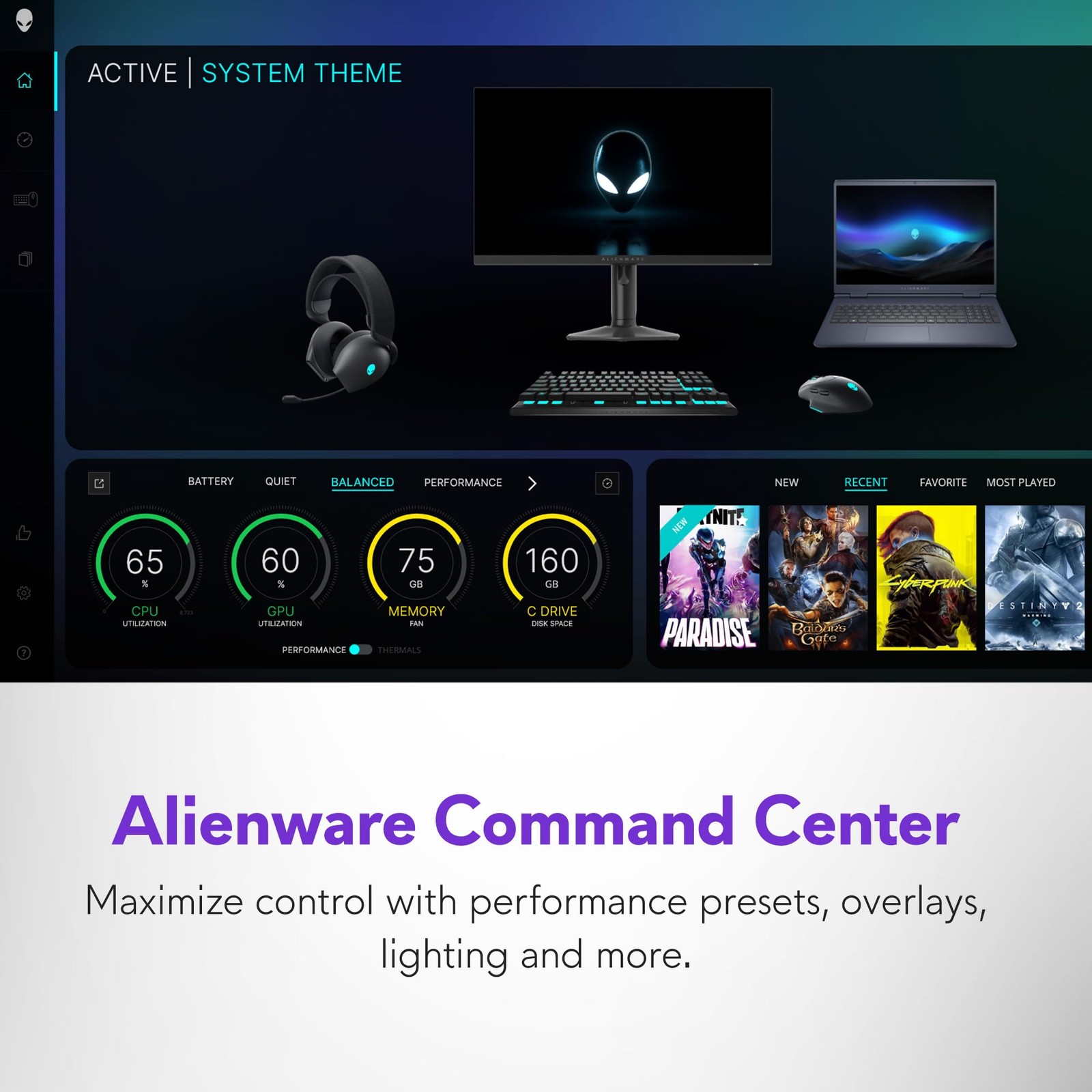 Alienware 16 Aurora Gaming Laptop AC16250-16″ WQXGA 120Hz 16.0 WQXGA, Blue