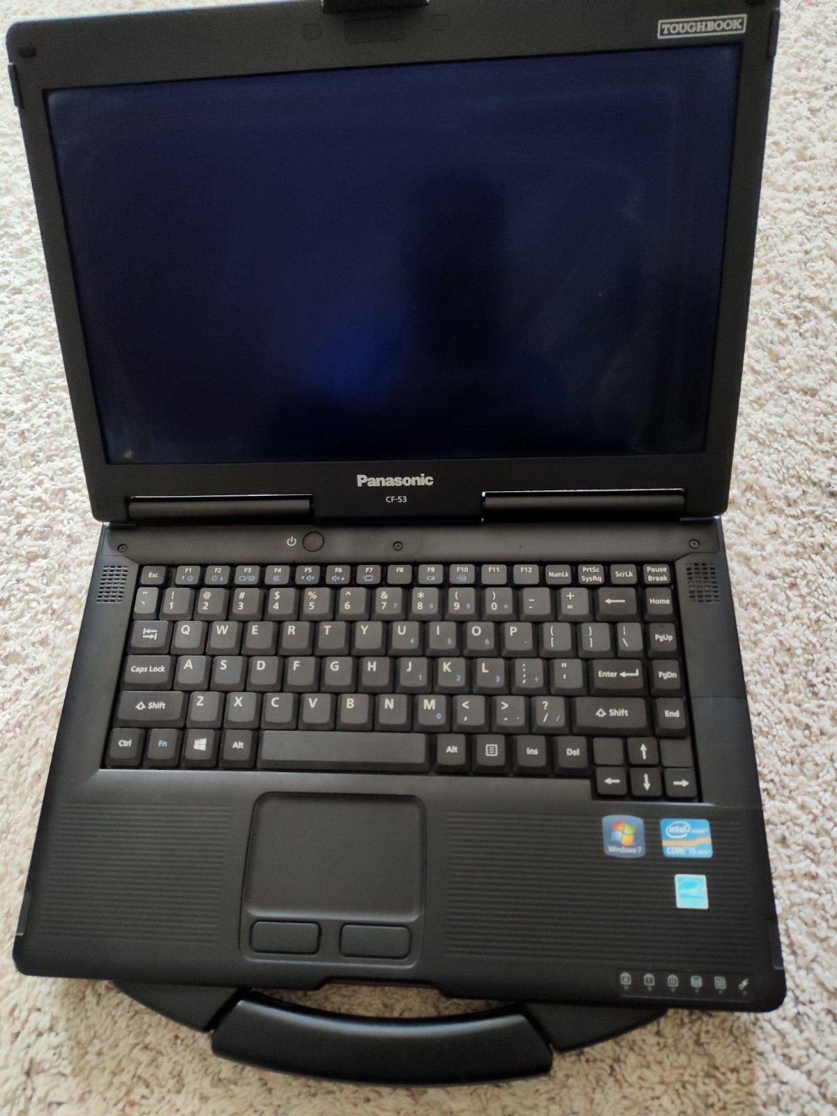 Panasonic Toughbook Laptop Computer CF53 i5 Processor 4GB RAM (no HD or OS)