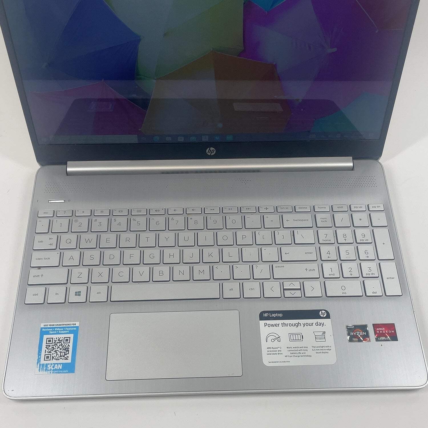 HP Laptop 15-EF1XXX 15.6″ Ryzen 3 3250U 2.6GHz 4GB RAM 256GB SSD