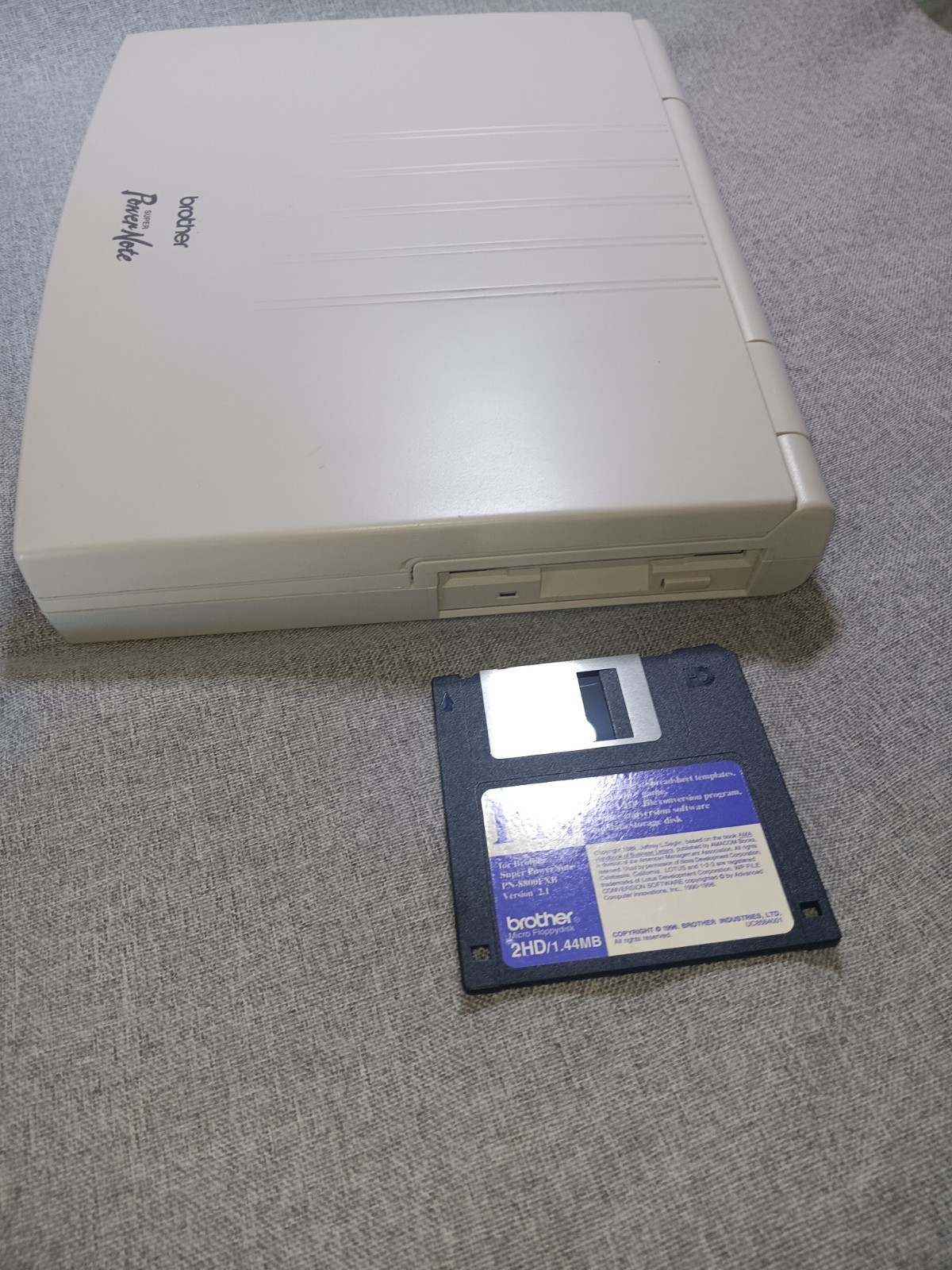 BROTHER SUPER POWER NOTE 8800fx NOTEBOOK, WORD PROCESSOR,SPREADSHEETS