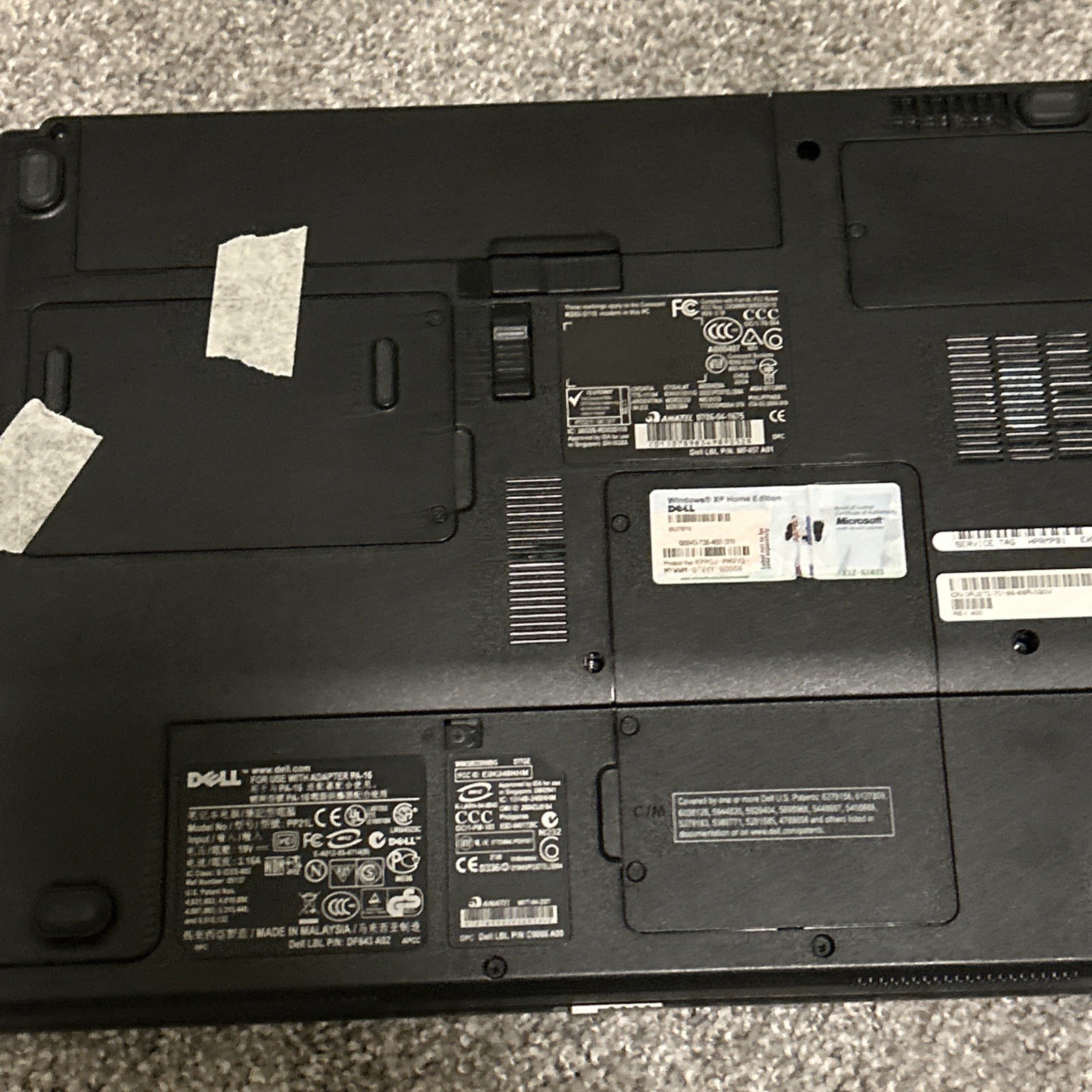 Dell Inspiron B120 Laptop Model PP21L Windows XP Home ***UNTESTED****