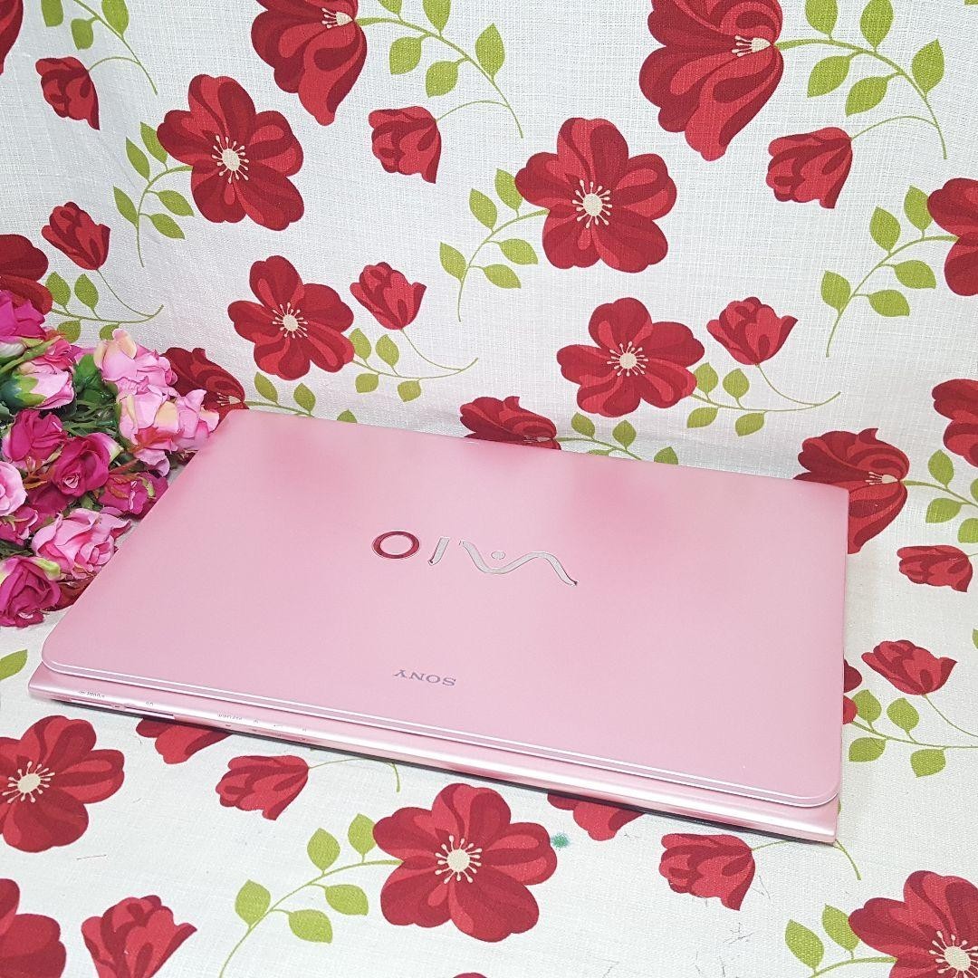 Sony VAIO Pink Laptop Core i7 8GB RAM 240GB SSD Windows 11 Japan Tested m56
