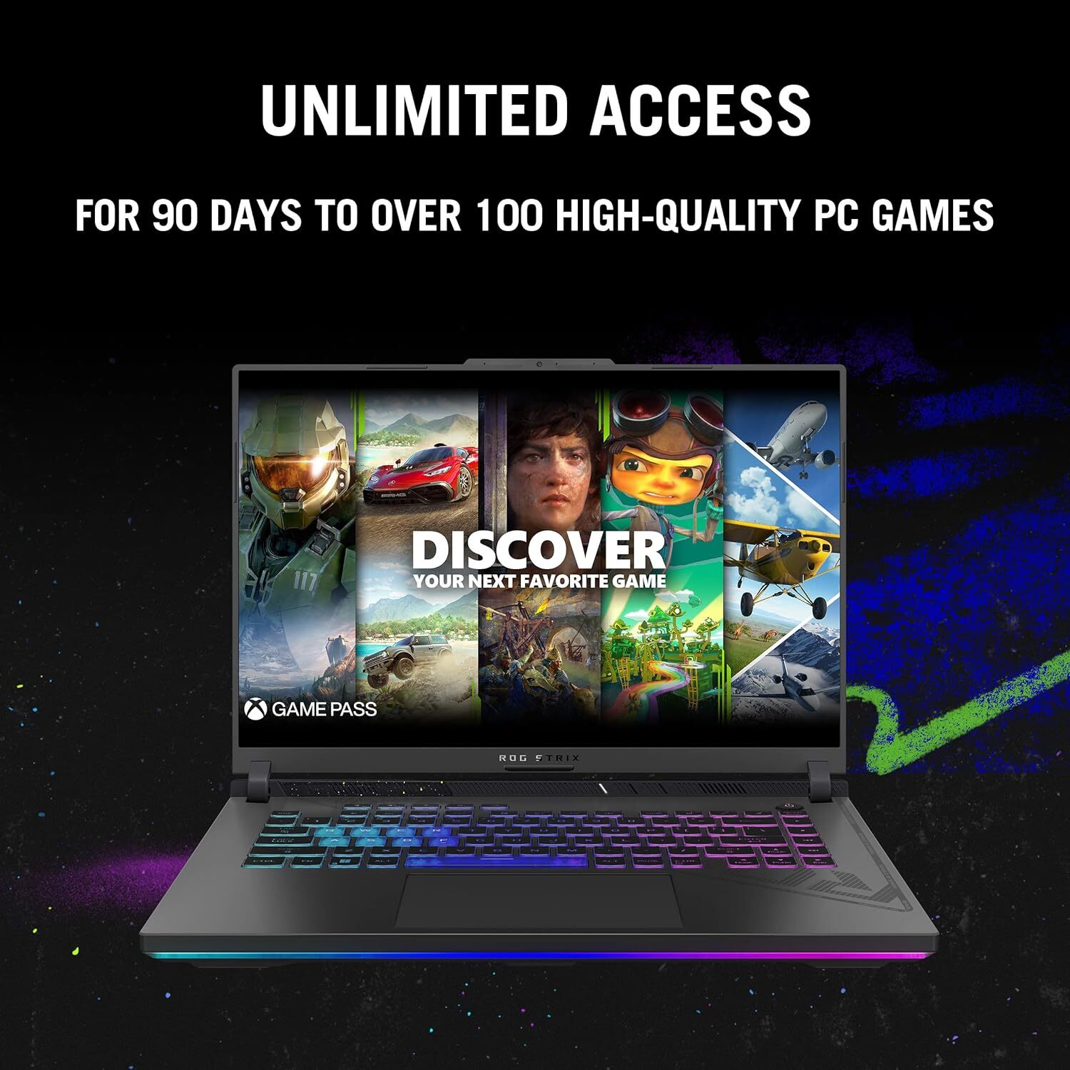 Gaming Laptop – ROG Strix G16 (2024) – 16” FHD 165Hz, RTX 4060, Intel i7-13650H