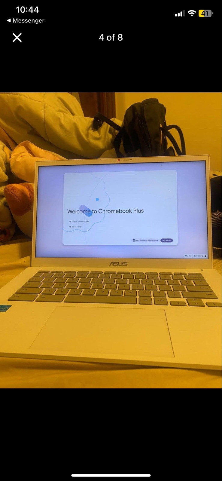 ASUS Chromebook Plus CX34 14″ FHD Intel i3-1215U 1.20 GHz 8GB 128G UFS ChromeOS