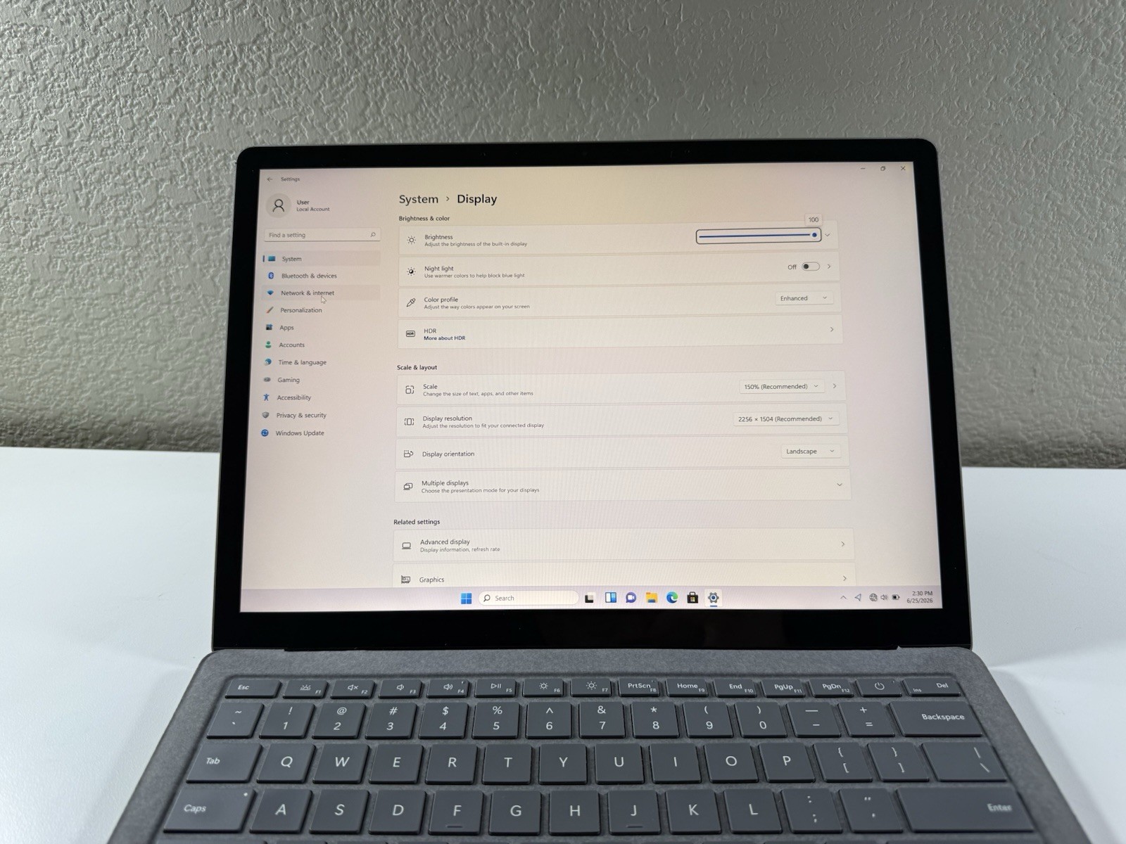 Microsoft Surface Laptop 5 13.5” 1950 Intel Core i7-1265U 16GB RAM 512GB NVME
