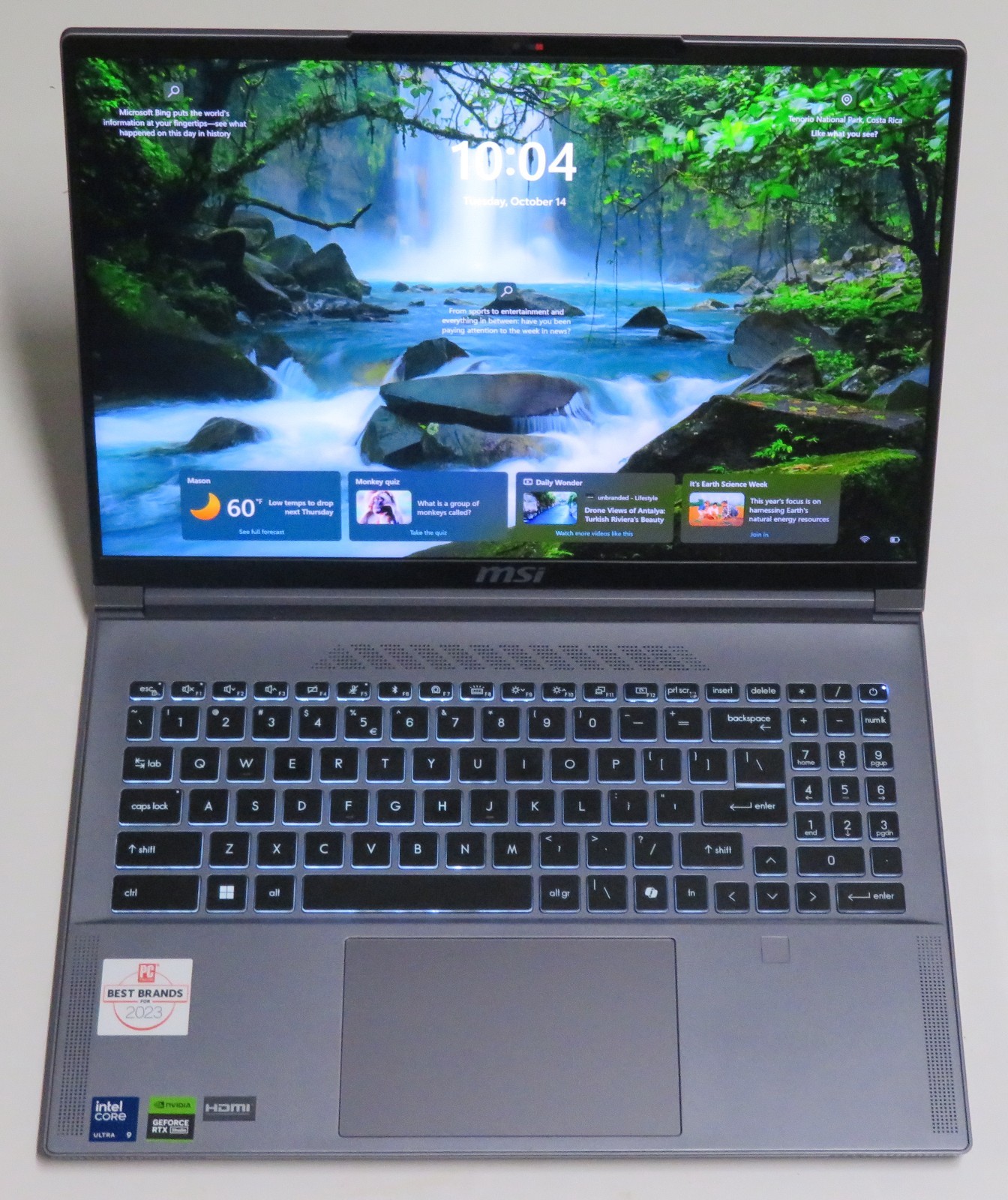 MSI Creator 16 AI Studio A1VHG 16.0″UHD+ Core Ultra 9 185H 32GB 1TB RTX 4080