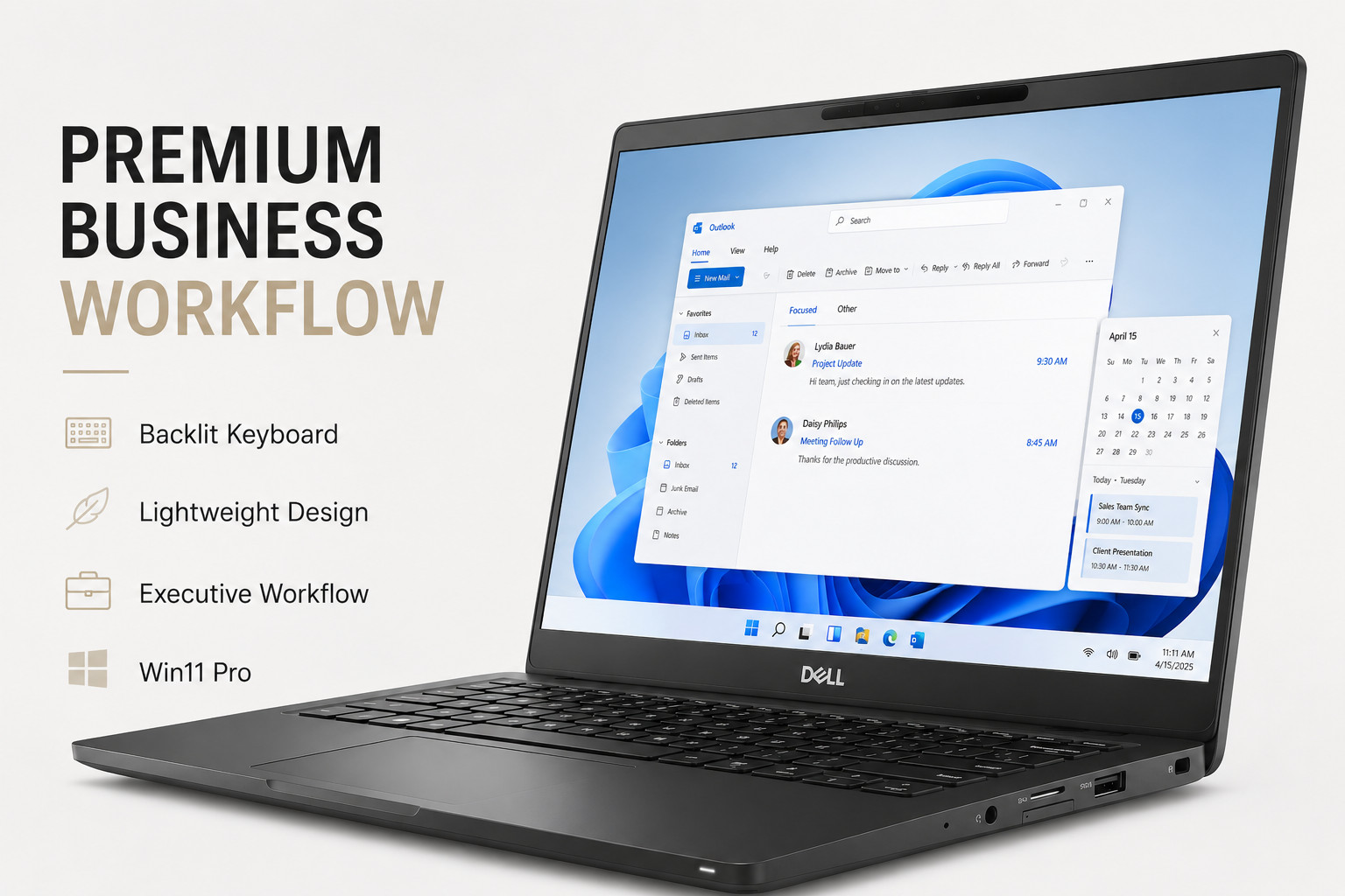 Dell Latitude 7400 i7-8665U 8GB 256GB SSD FHD Backlit Win11 Pro Laptop