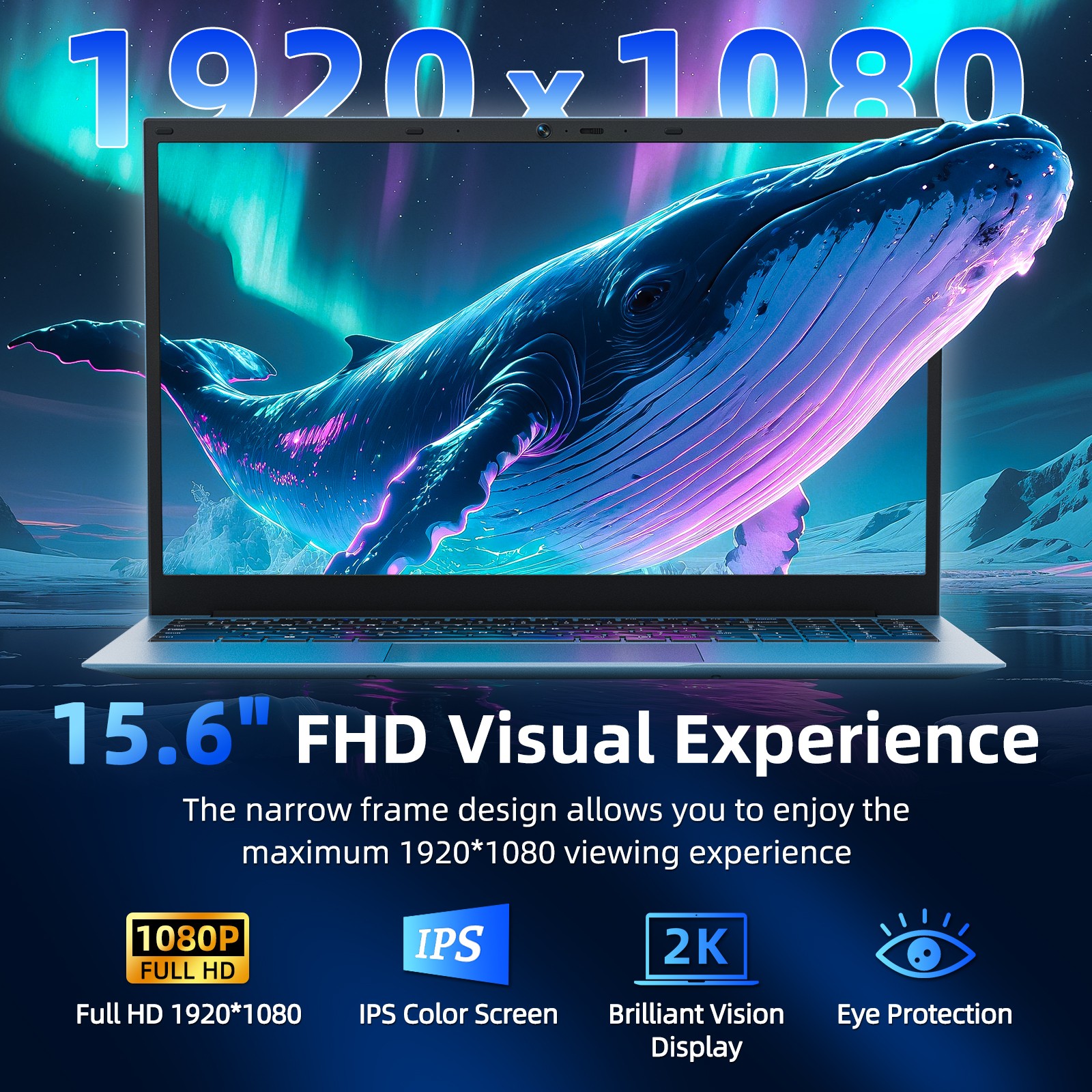 NEW SGIN 15.6″ Laptop Win11 Intel i3-10100Y 16GB RAM 1TB SSD Wi-Fi 6 RJ45 USB-C