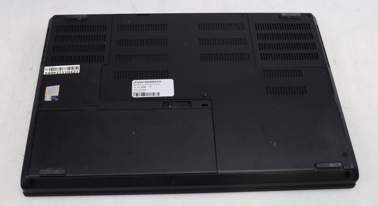 Lenovo ThinkPad P52 15.5″ Intel Xeon E-2176M 16GB NVIDIA P2000 Win11 No HDD