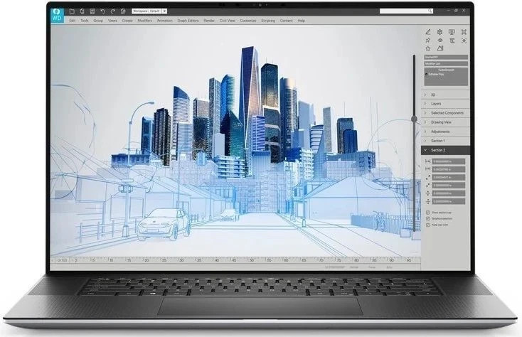 DELL PRECISION 5760 4K UHD+ i7-11850H 32GB 512GB RTX A2000 Backlit KB
