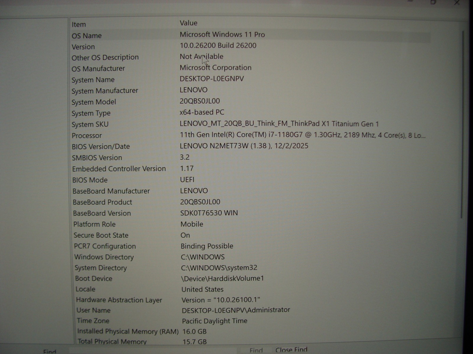 Lenovo ThinkPad X1 Titanium Gen 1 13.5″QHD 2-in-1 i7-1180G7 1.3GHz 16GB 1TB 96%