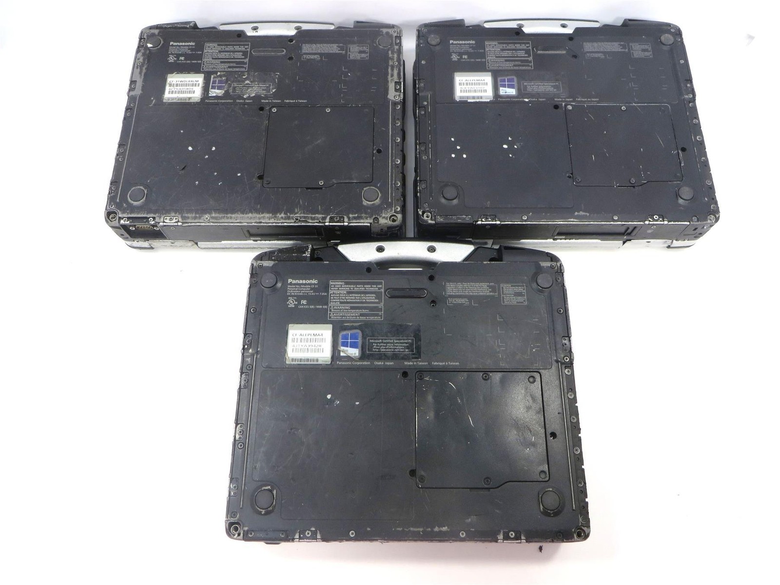 Lot 3 Panasonic Toughbook CF-31 Core i5-3340M 2.70GHz 4GB RAM – MK4