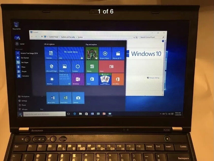 Lenovo Thinkpad X230 i5 256GB SSD 8GB RAM Windows 10 Webcam Bluetooth TN screen