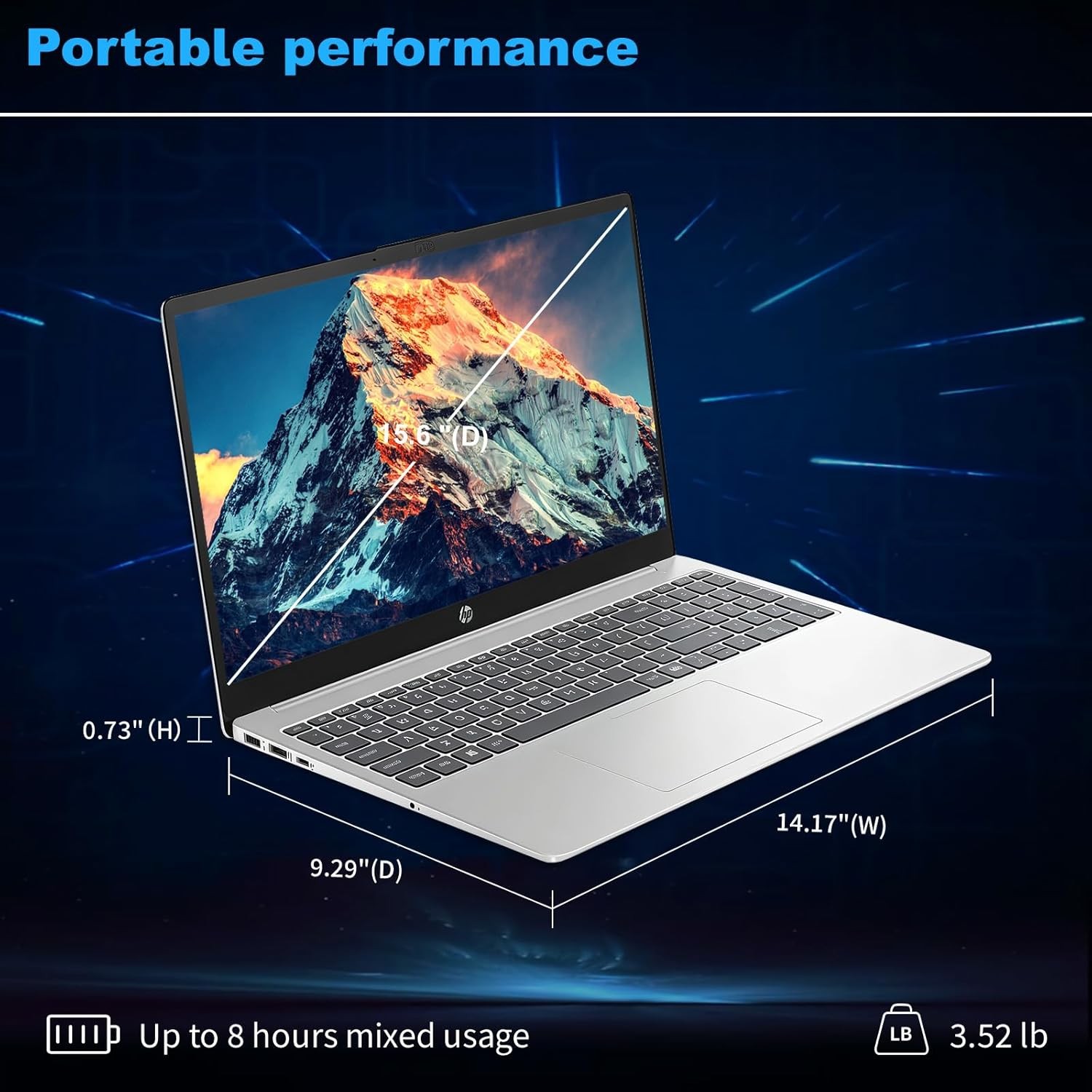 📍HP 15.6″Touch Laptop 6 core Intel Core i3-1315U UpTo 64GB RAM 2TB SSD Win11Pro