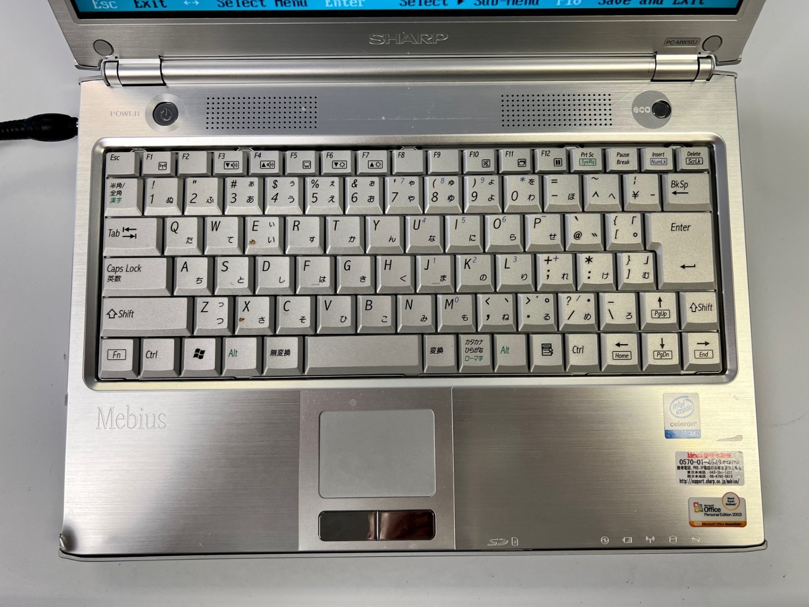 Sharp Mebius PC-MW50J Ultra Rare Made in Japan Laptop