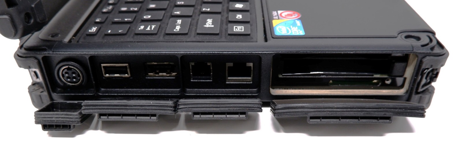 GETAC V100 10.4″ MULTITOUCH RUGGED NOTEBOOK, I7-U640, 4GB, NO HDD+BATTERY – READ