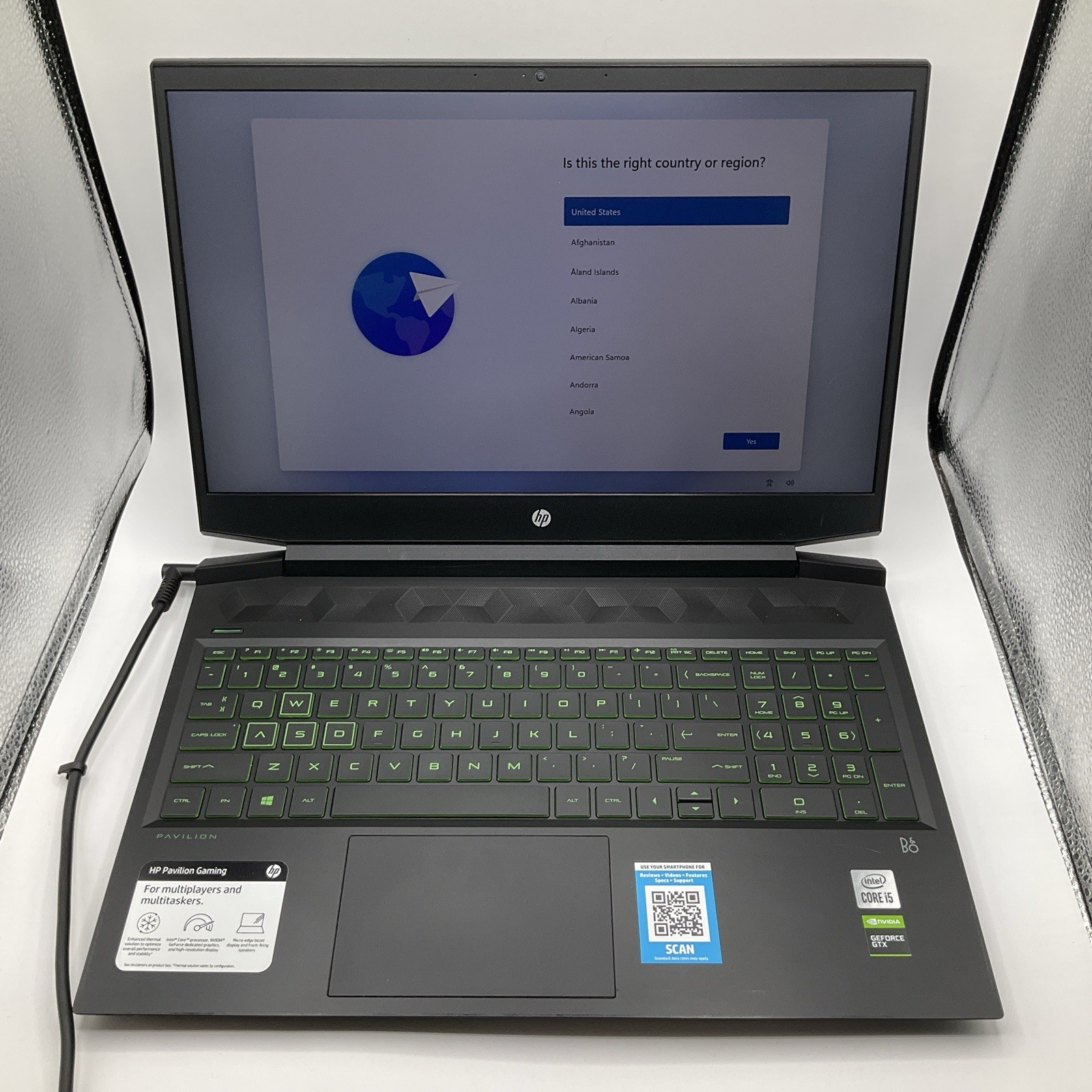 HP Pavilion Gaming Laptop 16-a0032dx Intel i5-10300H 8GB 512GB SSD GTX 1660 Ti