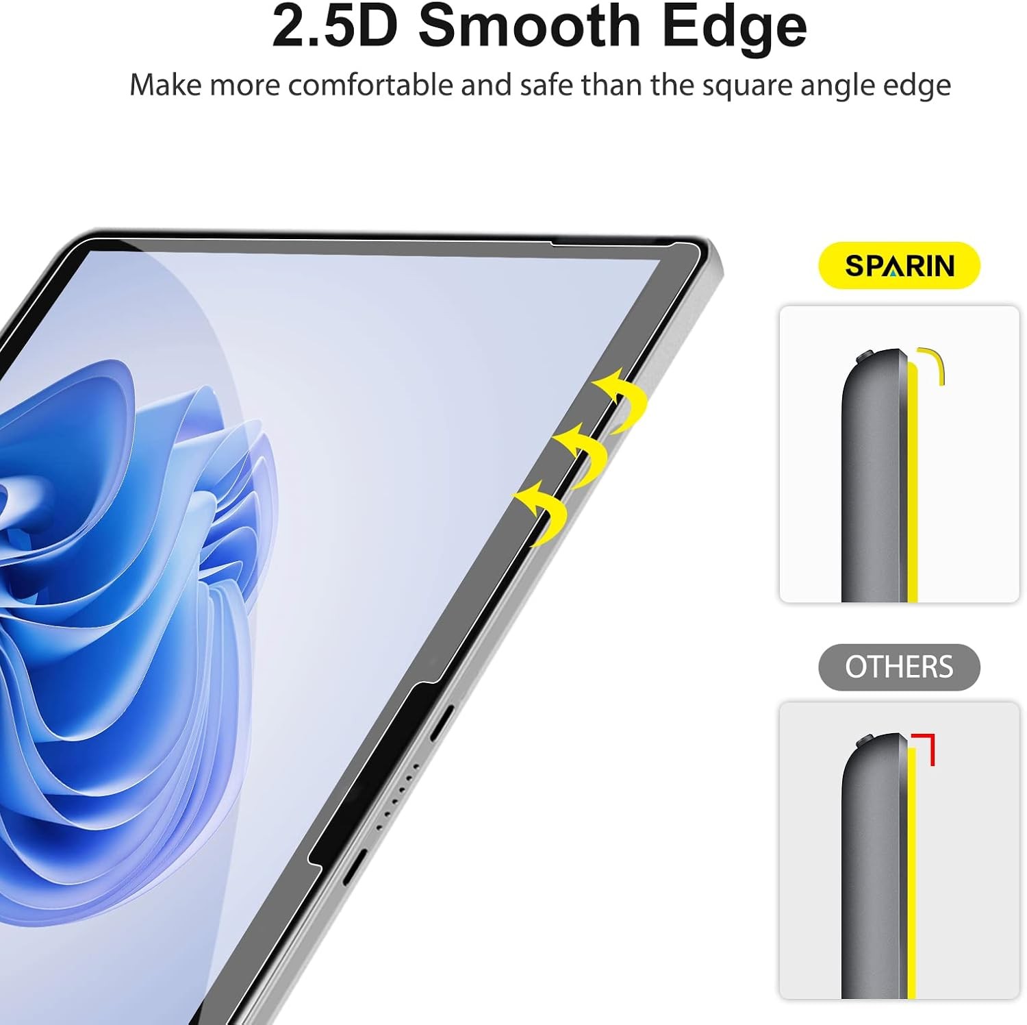 Tempered Glass Screen Protector for Microsoft Surface Pro 11/9/10/8/X/12 [2 Pack