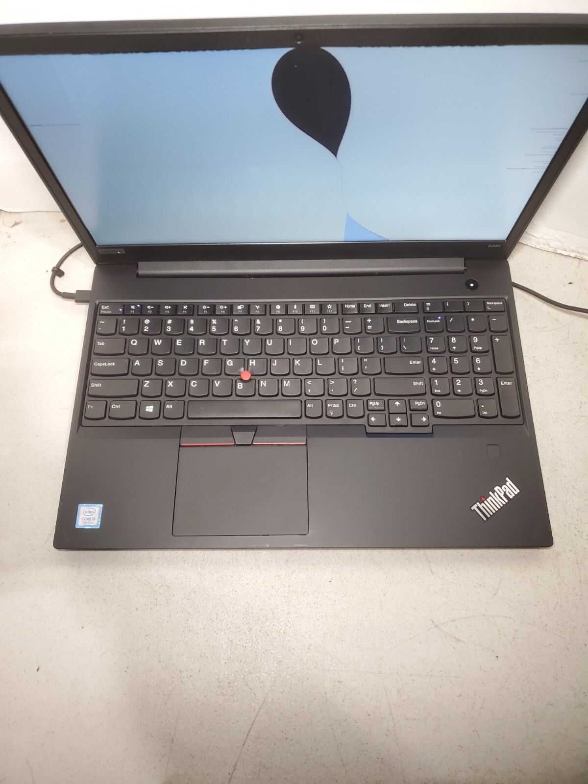 Lenovo ThinkPad E580 15.6″ i5 7th gen. 8GB RAM No HDD/SSD/OS CRACKED LCD! #69