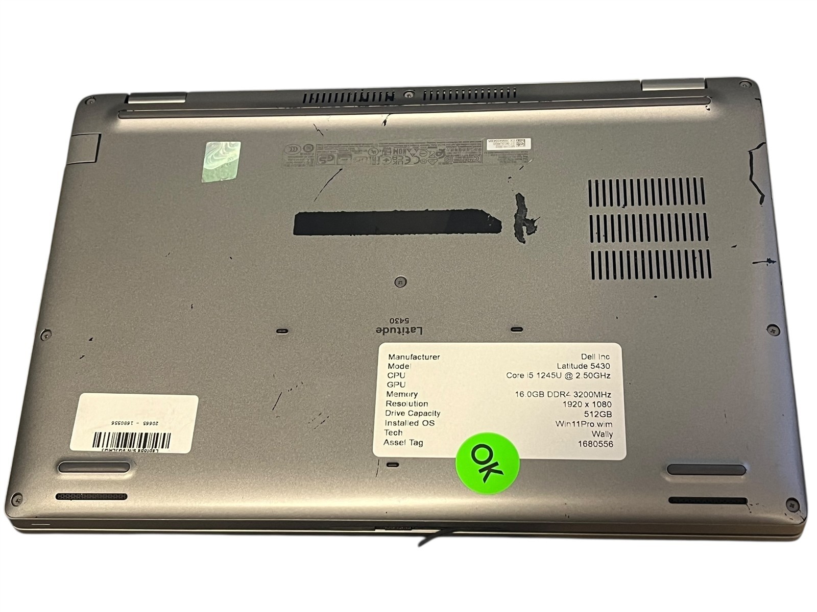 Dell Latitude 5430 i5-1245U 2.5GHz 16GB RAM 512GB SSD Win 11 Pro 14″ Laptop PC