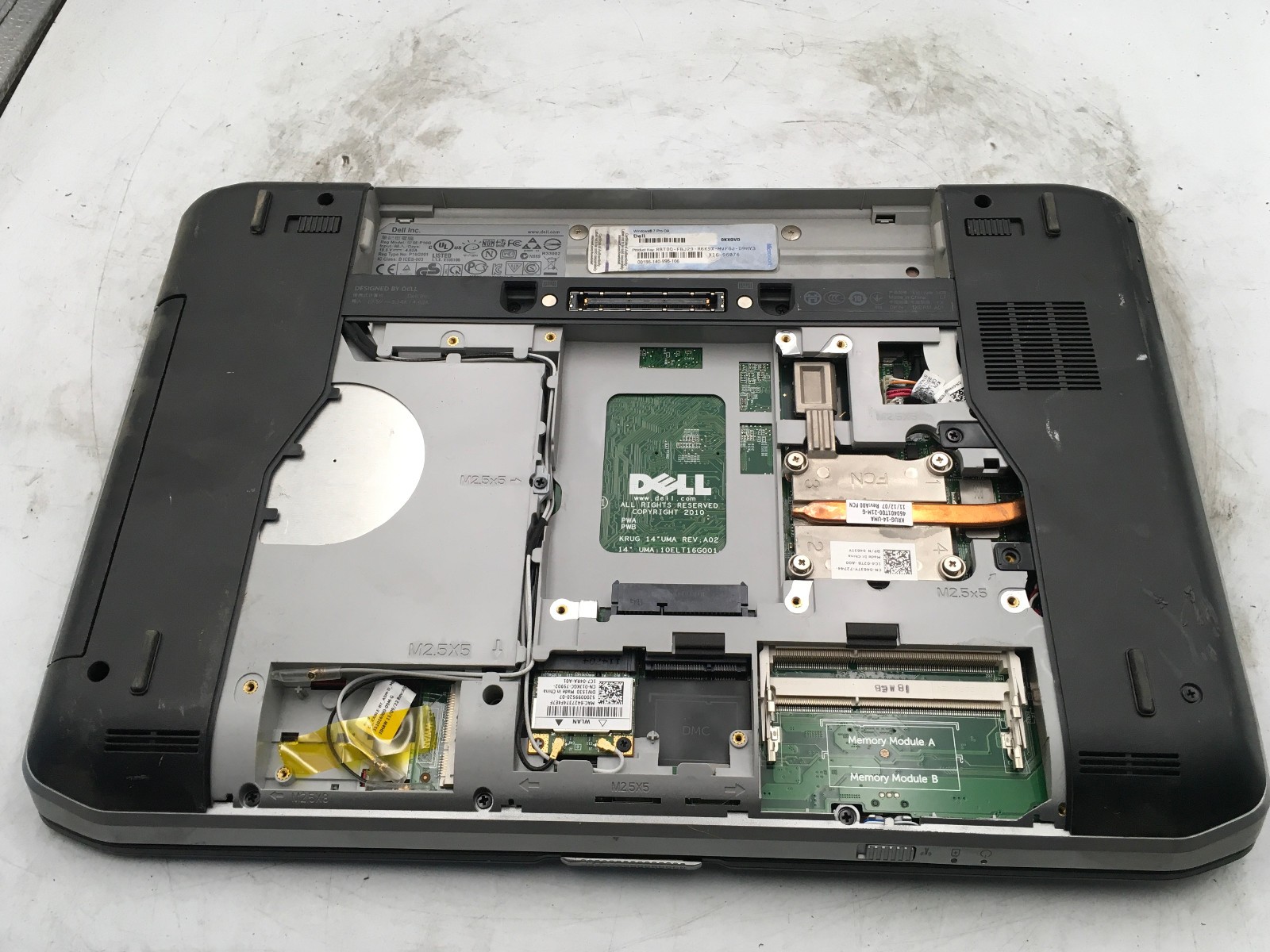 DELL LATITUDE E5420 – BOOTS TO BIOS/LOCKED – INTEL I3 2330M – NO RAM -READ- BB