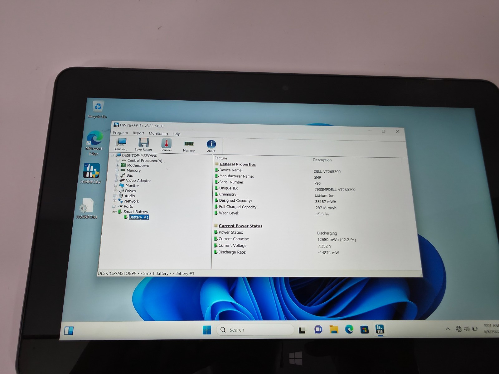 Dell Venue 11 Pro 7139 i5-4300Y @ 1.6GHz 4GB 128GB Touch Screen FHD W/ FP & SC