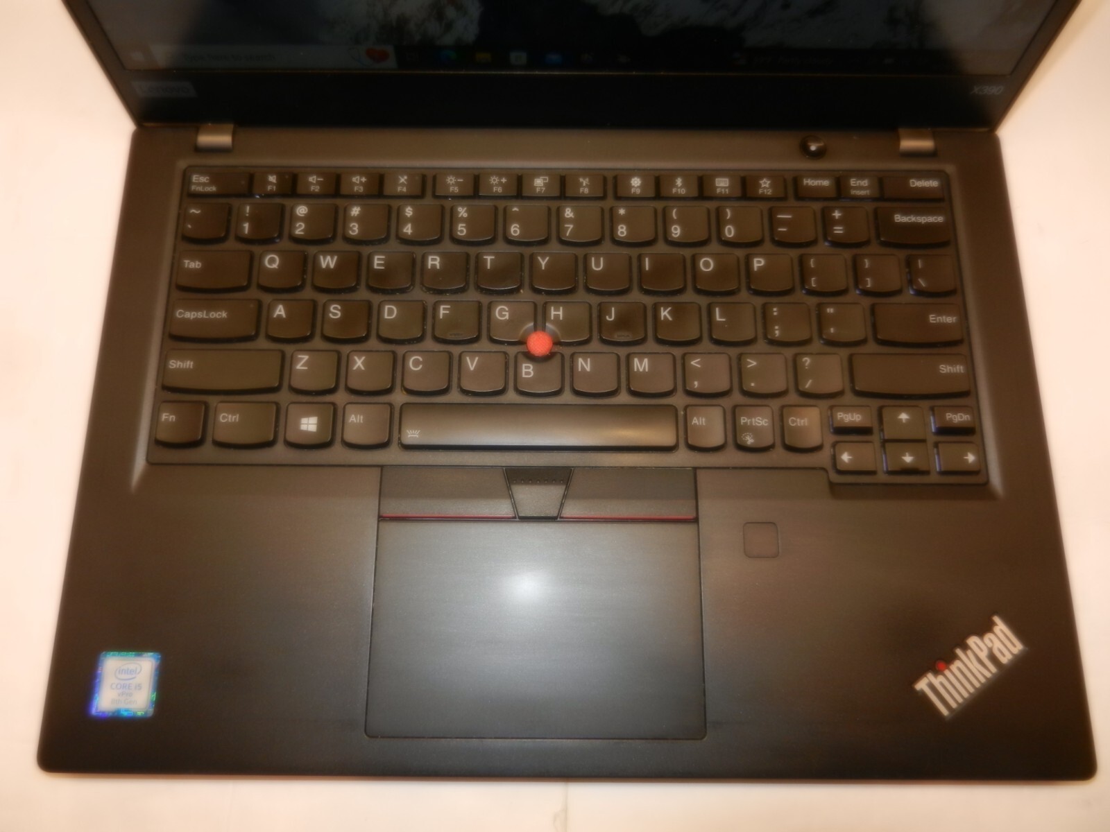 LENOVO THINKPAD X390 CORE i5-8365U@1.6GHz 16GB RAM 256GB SSD WINDOWS 10