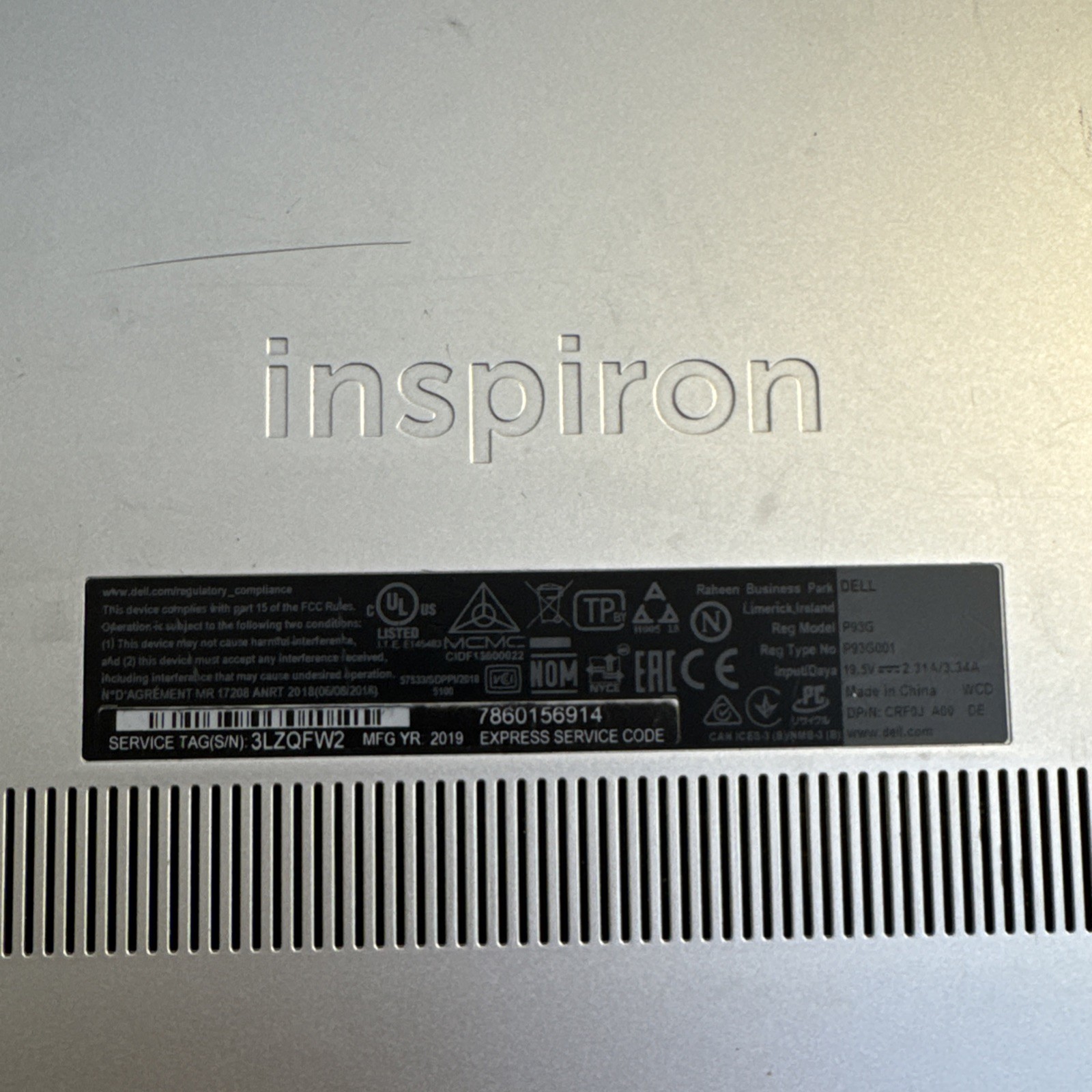 Dell Inspiron 5491 2-in-1 Intel Core i7-10510U @1.80GHz 8GB RAM 512GB SSD Win11P